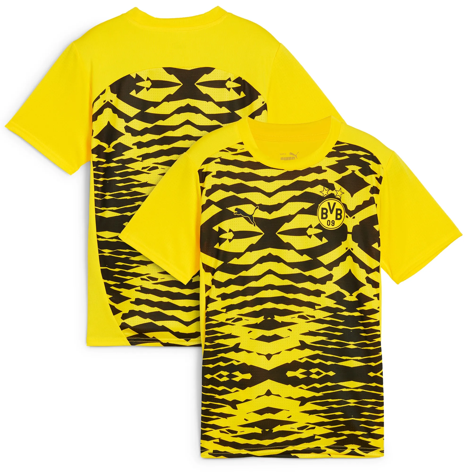 Borussia Dortmund Prematch SS Shirt (Yellow) - Kids 2024-2025 Size: 7-8 Made By: Puma