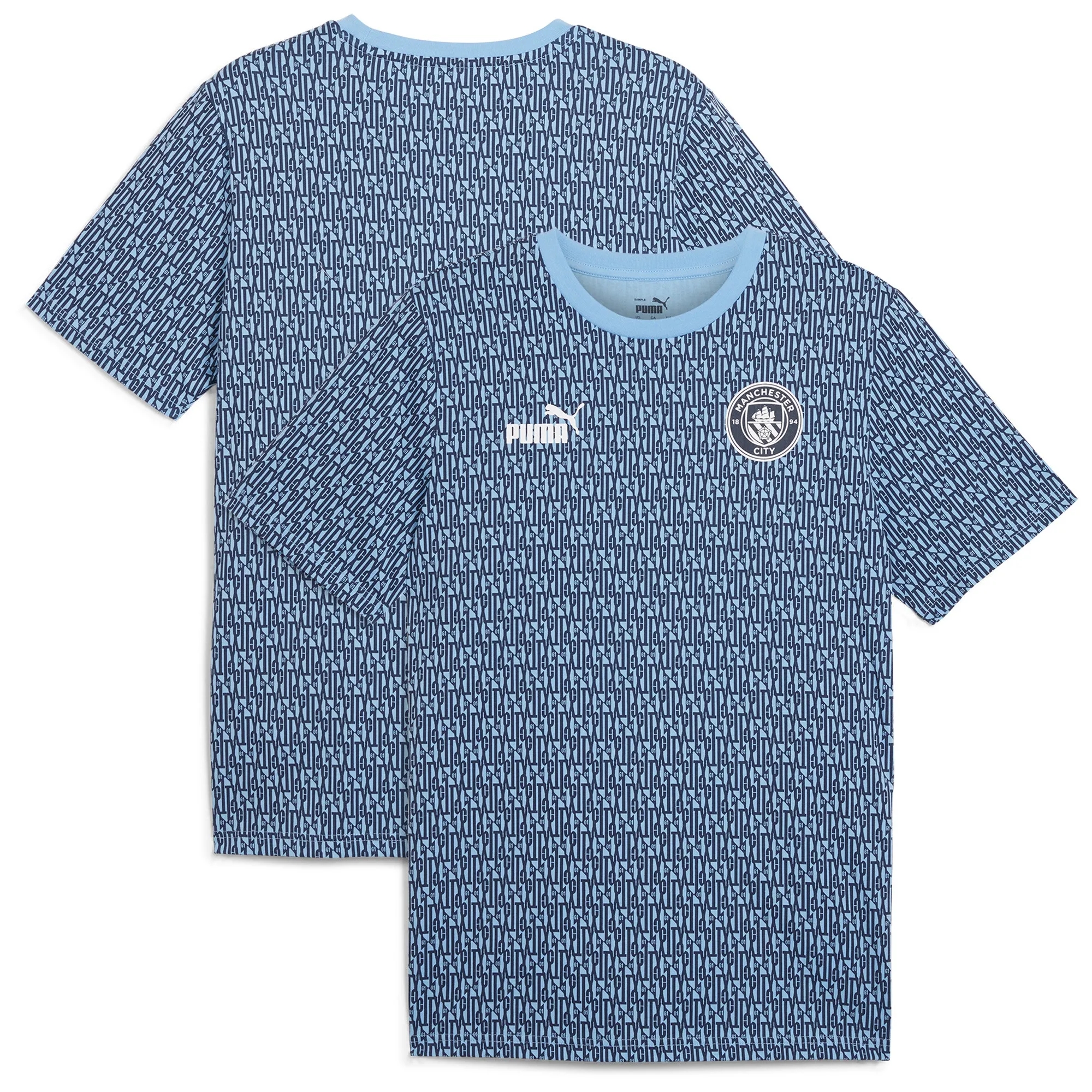 Puma Manchester City Kids SS Home Shirt 2024/25