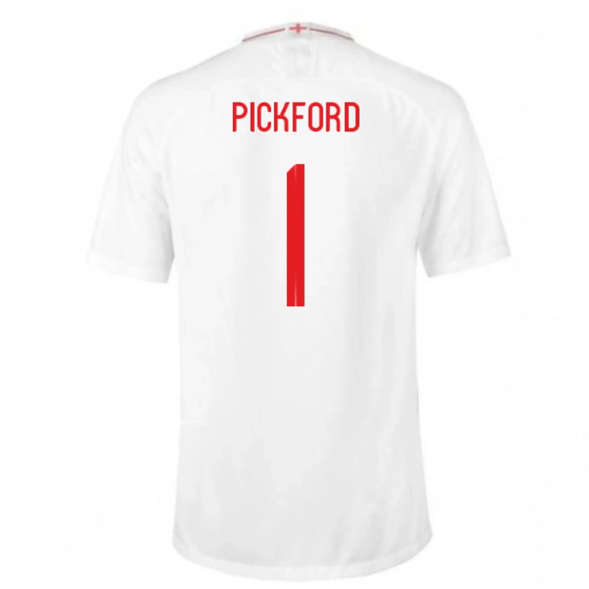 England Home Nike Football Shirt (Pickford 1) 2018-2019 Men's White