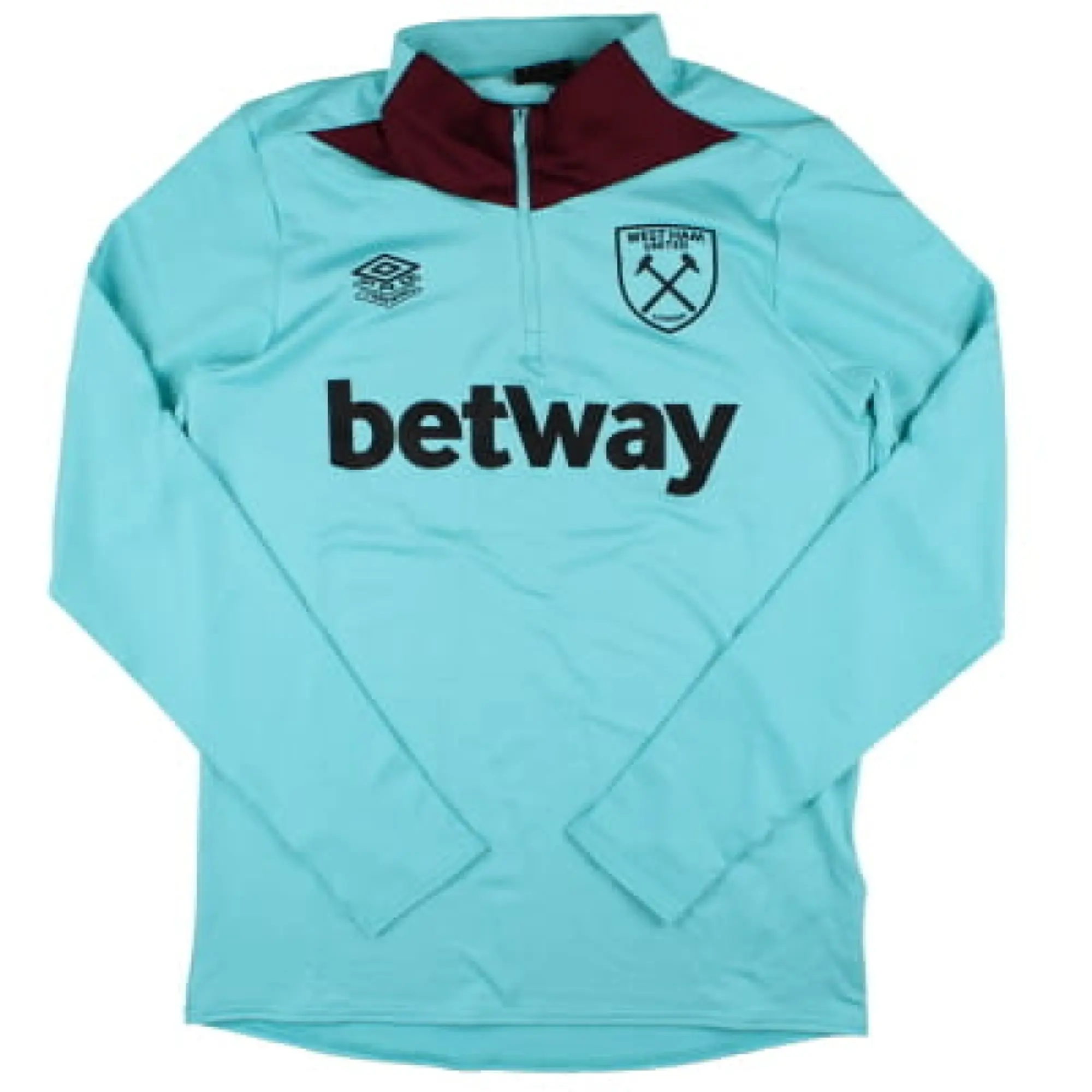 West Ham Mid Layer Top (Blue Radiance) 2024-2025 Men's Made By: Umbro