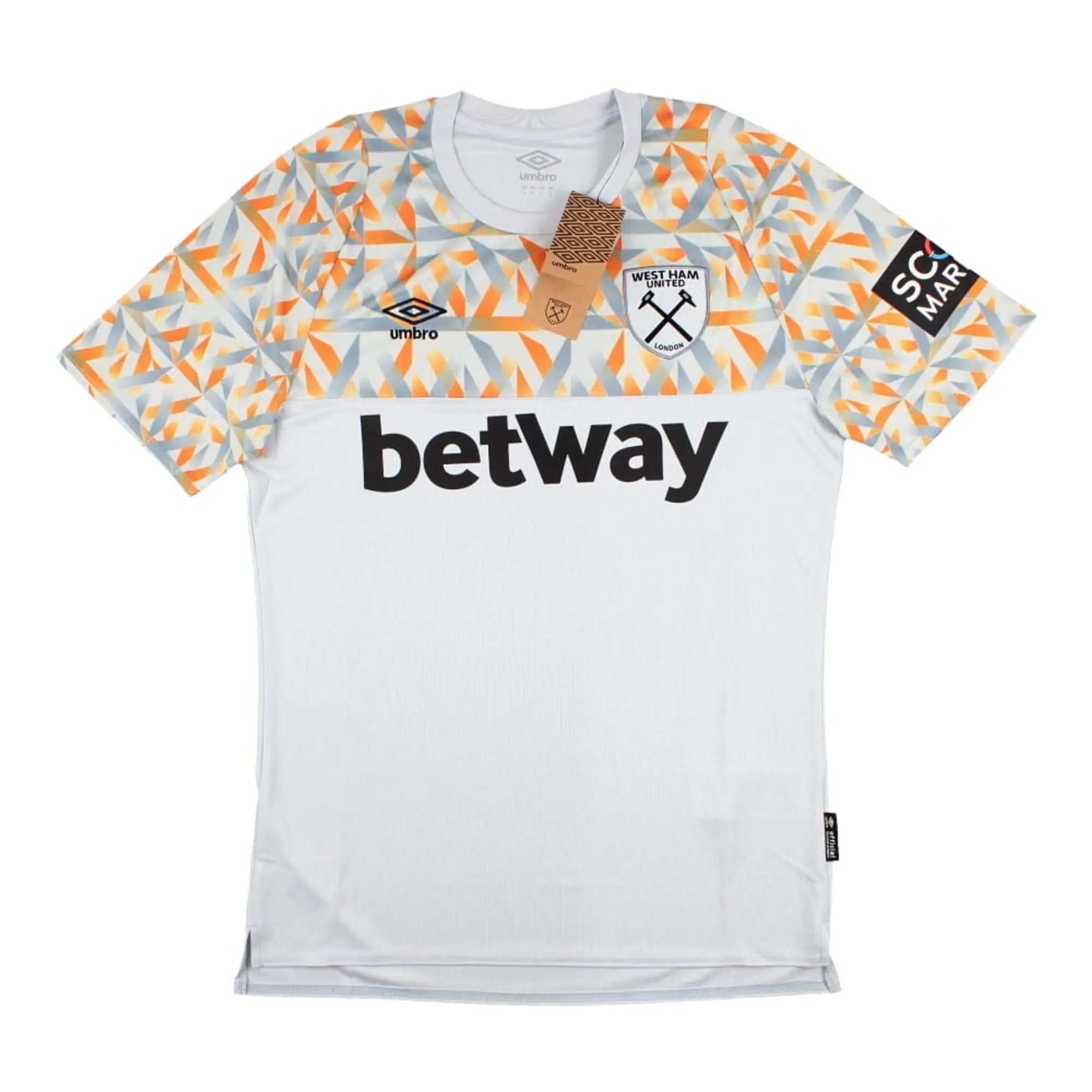 Umbro West Ham United Kids LS Goalkeeper Home Shirt 2022/23