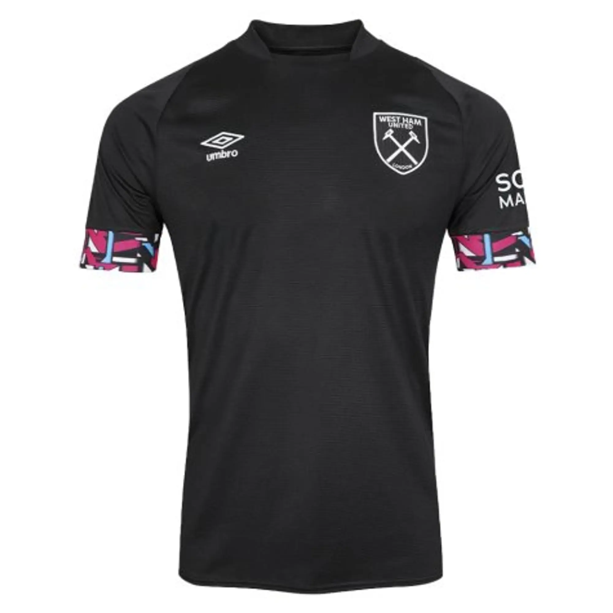 Umbro West Ham United Kids SS Away Shirt 2022/23