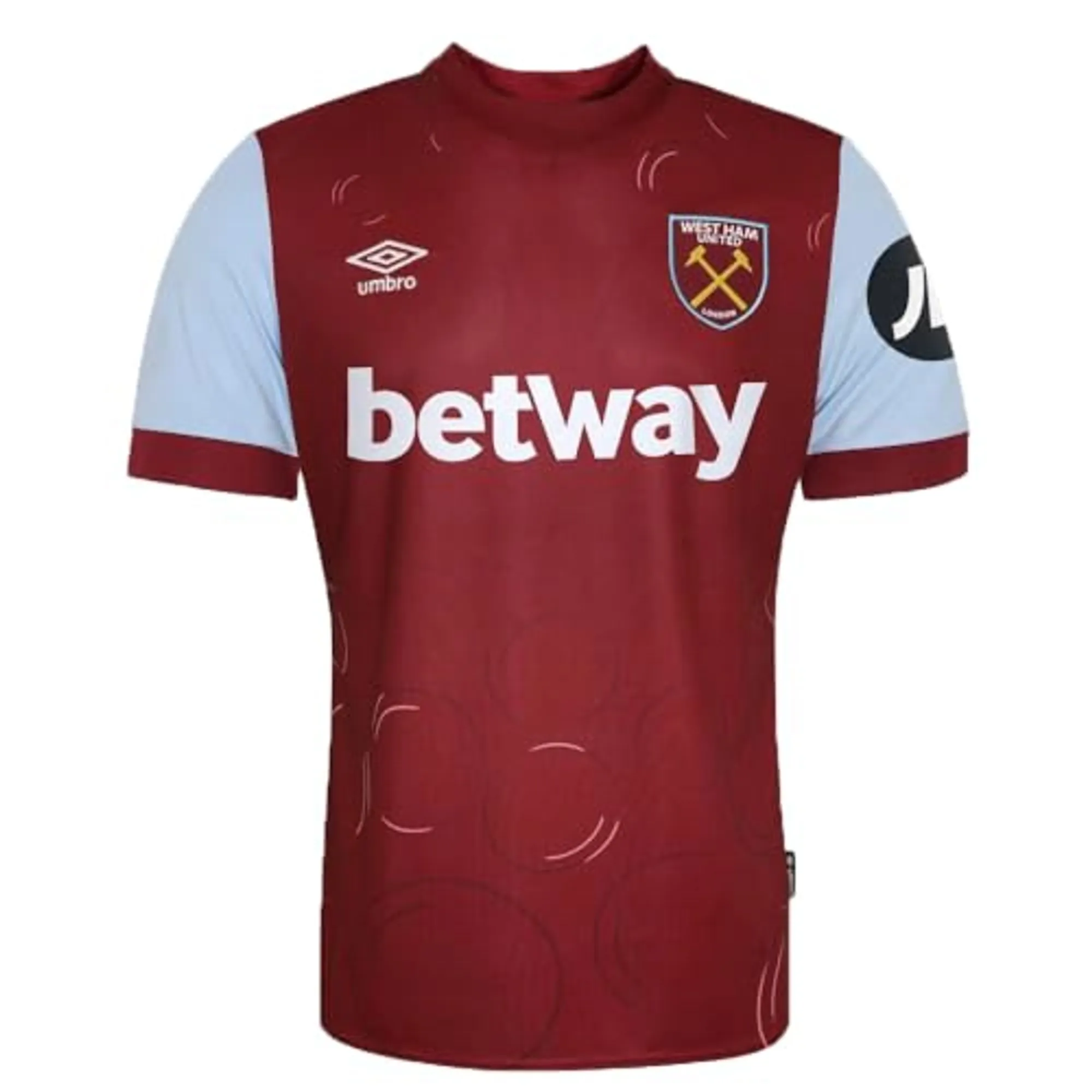 Umbro West Ham United Mens SS Home Shirt 2023/24