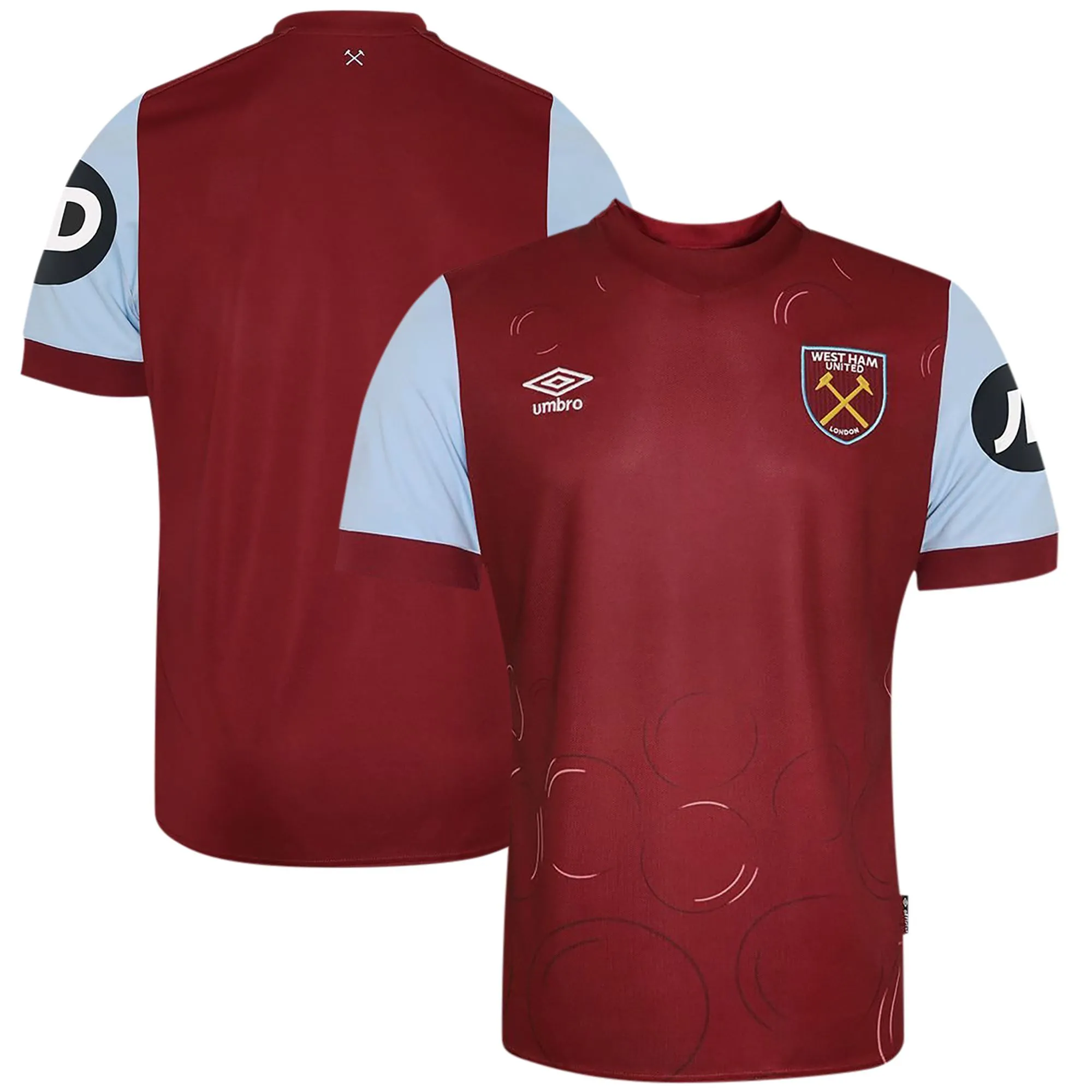 Umbro West Ham United Kids SS Home Shirt 2023/24