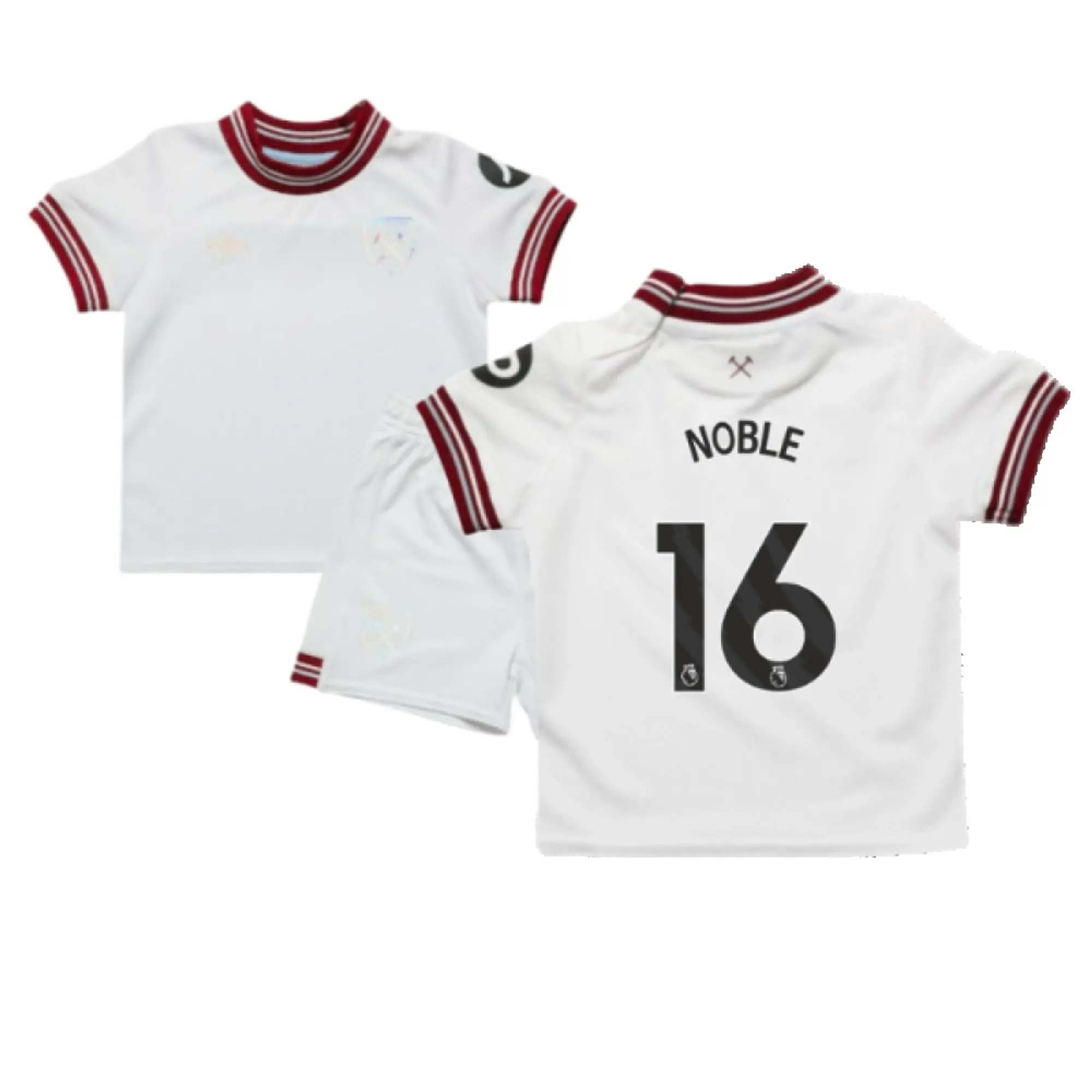 Umbro West Ham United Baby SS Away Mini Kit 2023/24