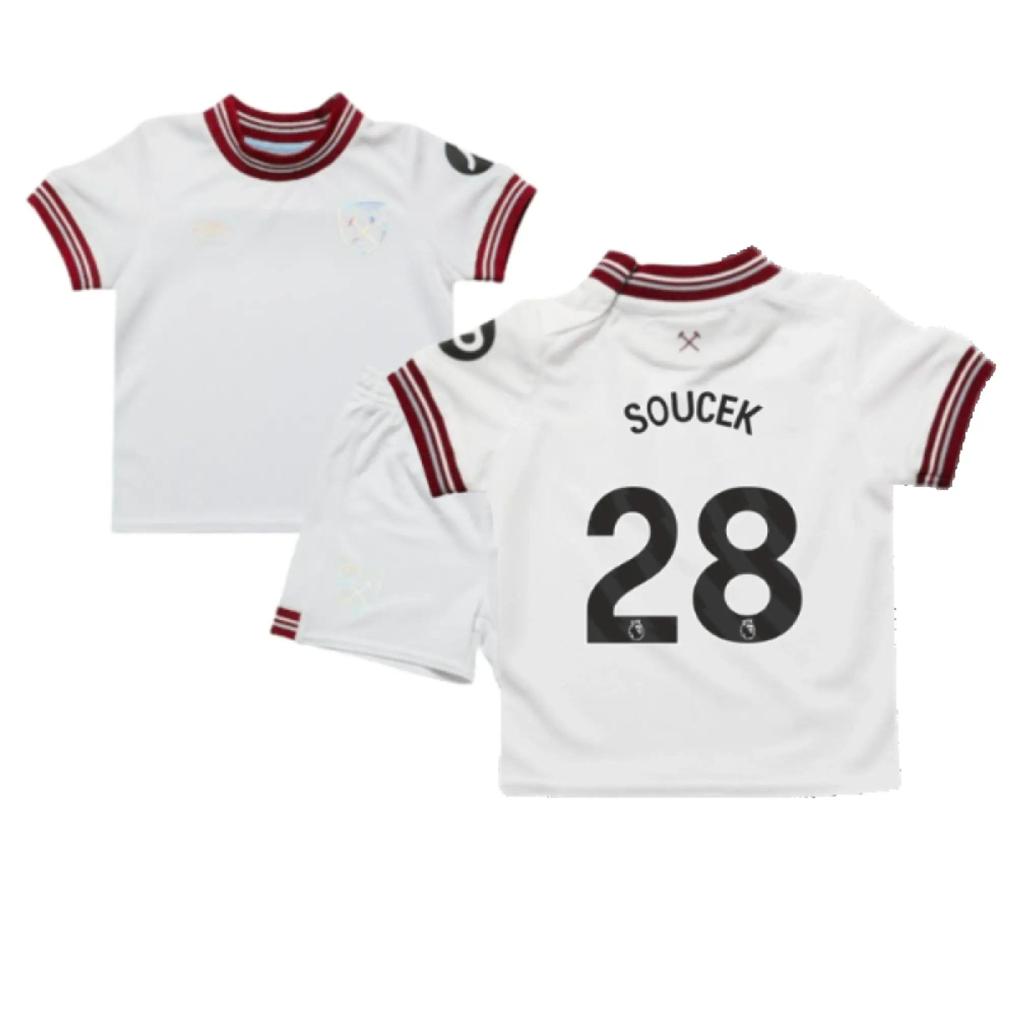 Umbro West Ham United Baby SS Away Mini Kit 2023/24