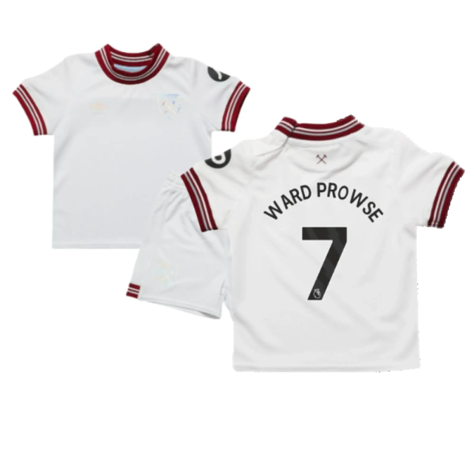 Umbro West Ham United Baby SS Away Mini Kit 2023/24