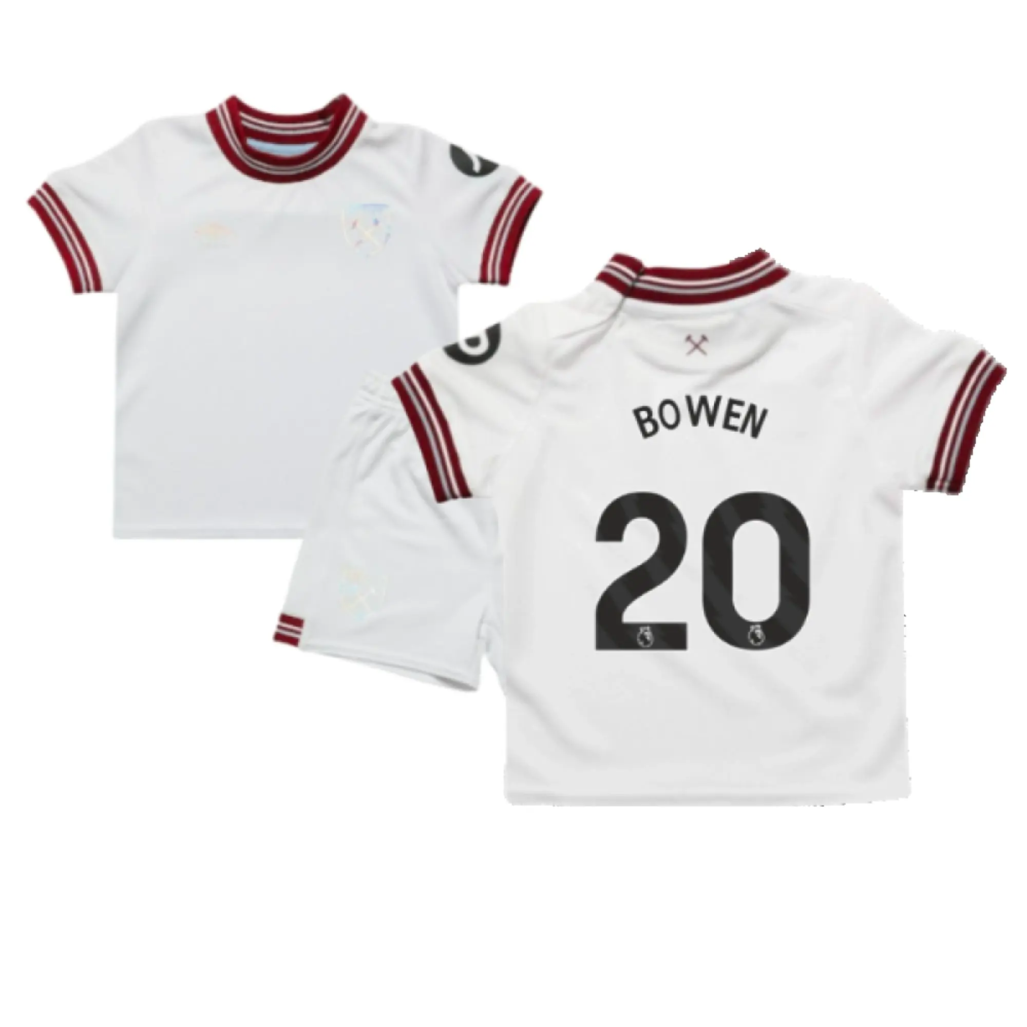 Umbro West Ham United Baby SS Away Mini Kit 2023/24