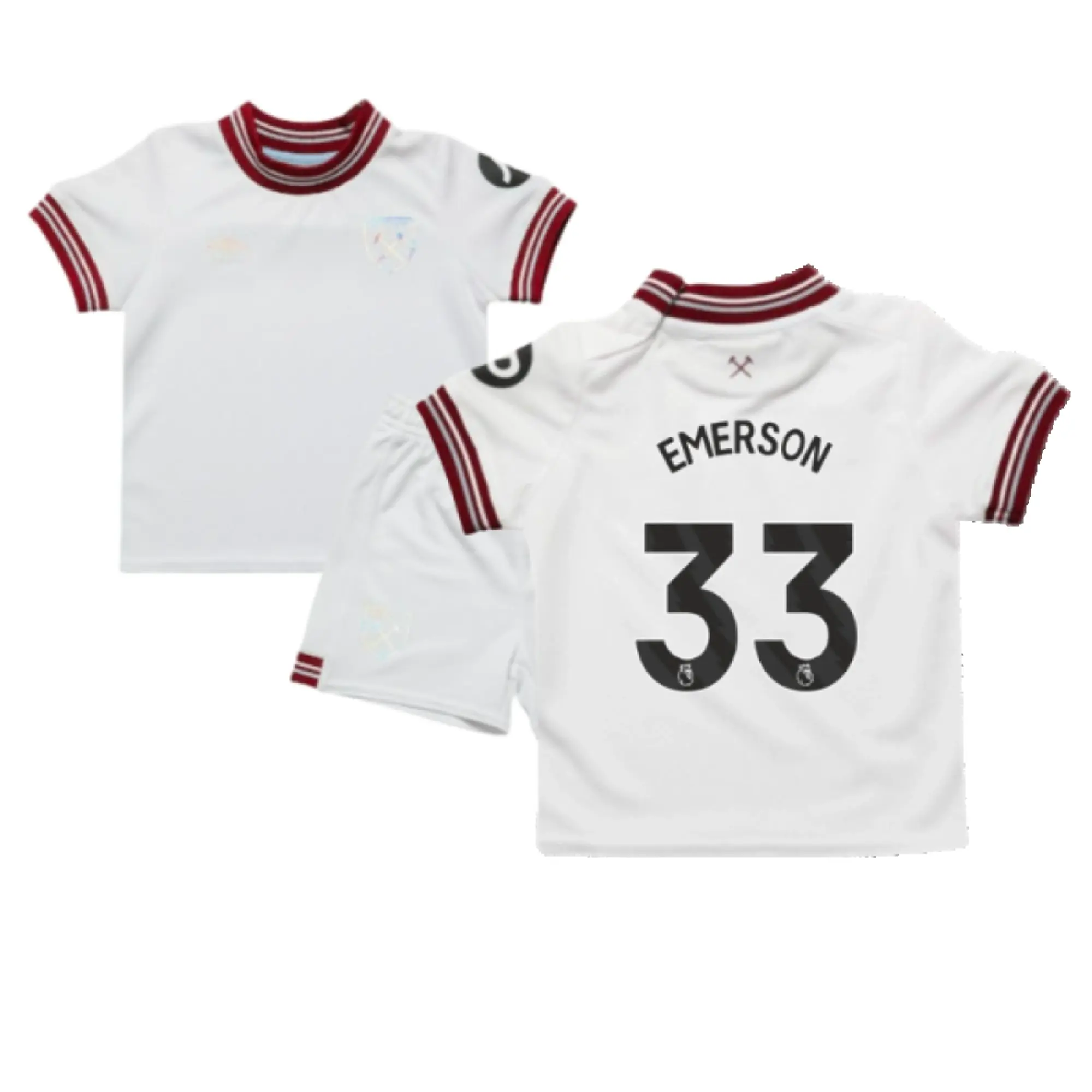 Umbro West Ham United Baby SS Away Mini Kit 2023/24