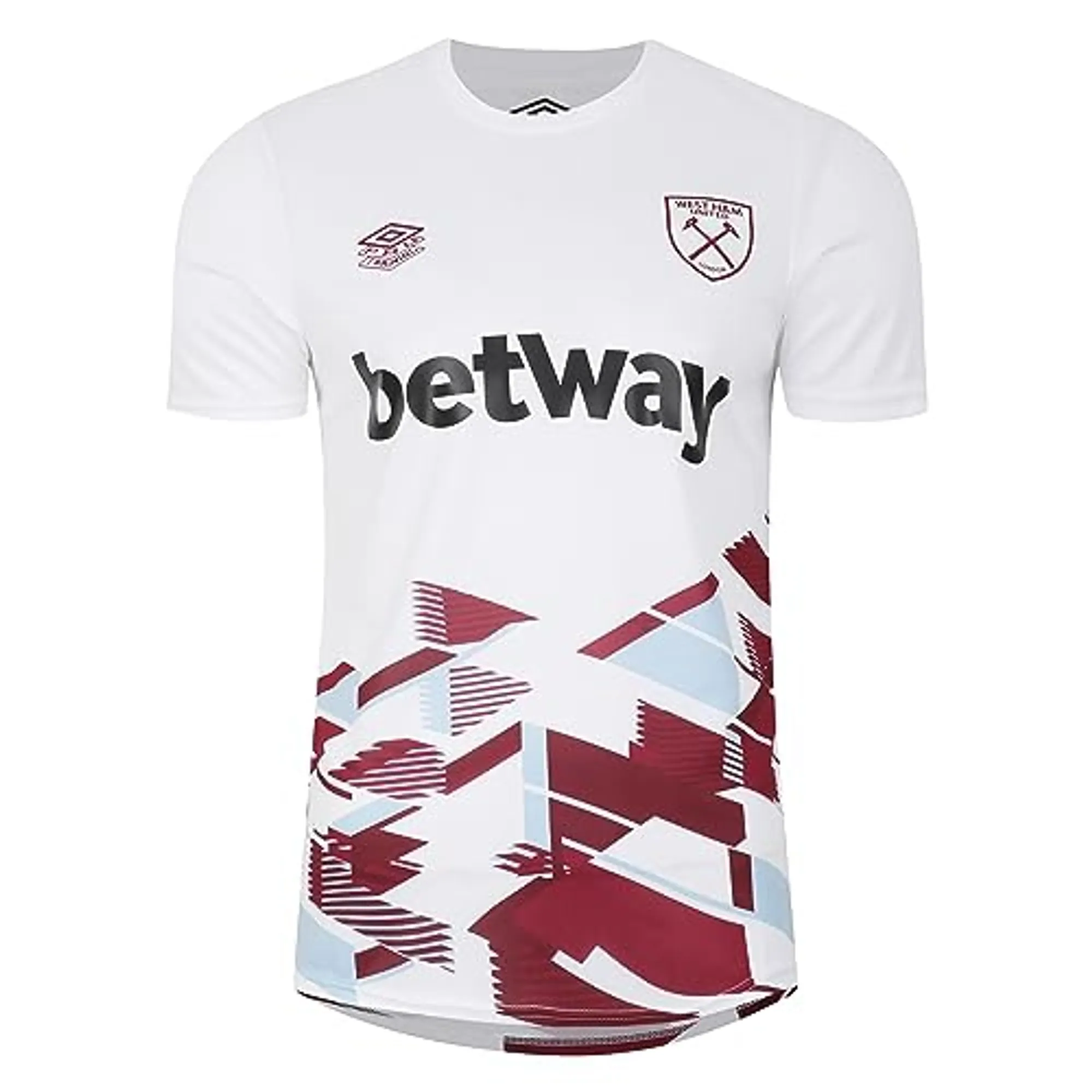 Umbro West Ham United Mens SS Pre-Match Home Shirt 2023/24