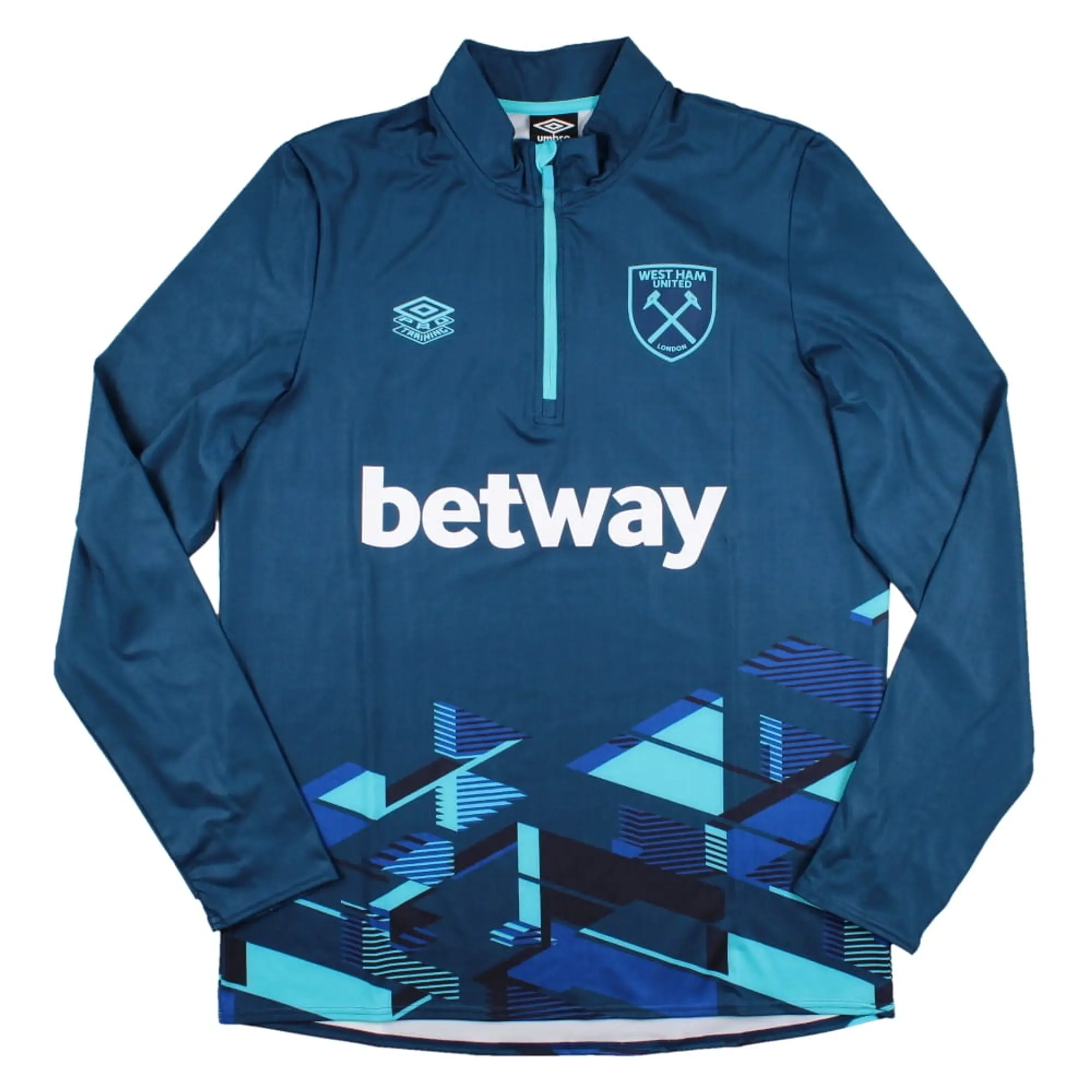 West Ham Warm Up Mid Layer (Navy) 2023-2024 Men's Made By: Umbro