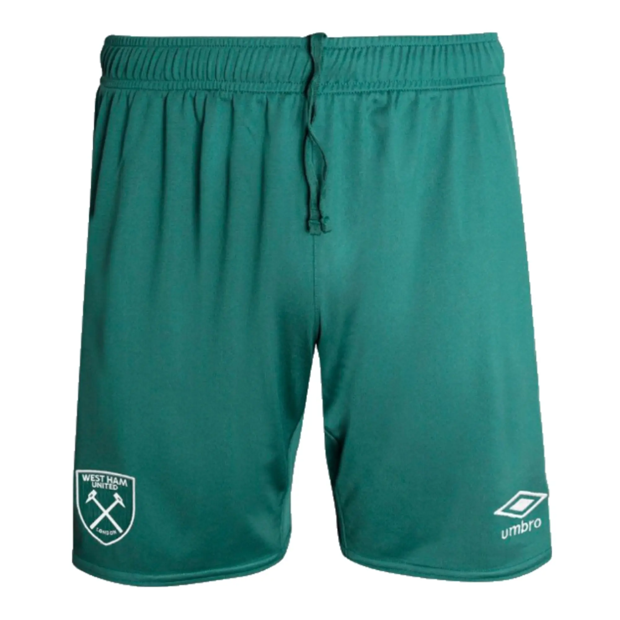 West Ham Goalkeeper Shorts (Green) - Kids 2024-2025 Made By: Umbro