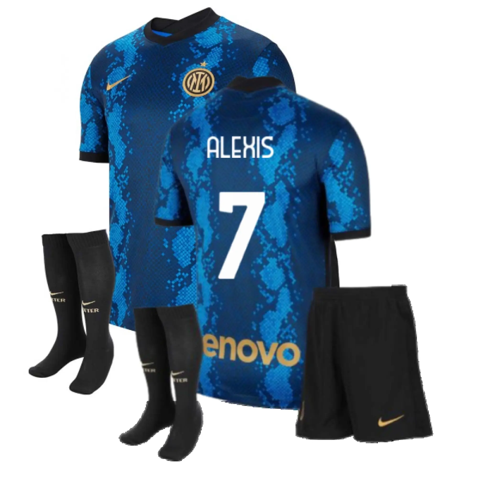 Nike Inter Milan Boys SS Home Mini Kit 2021/22