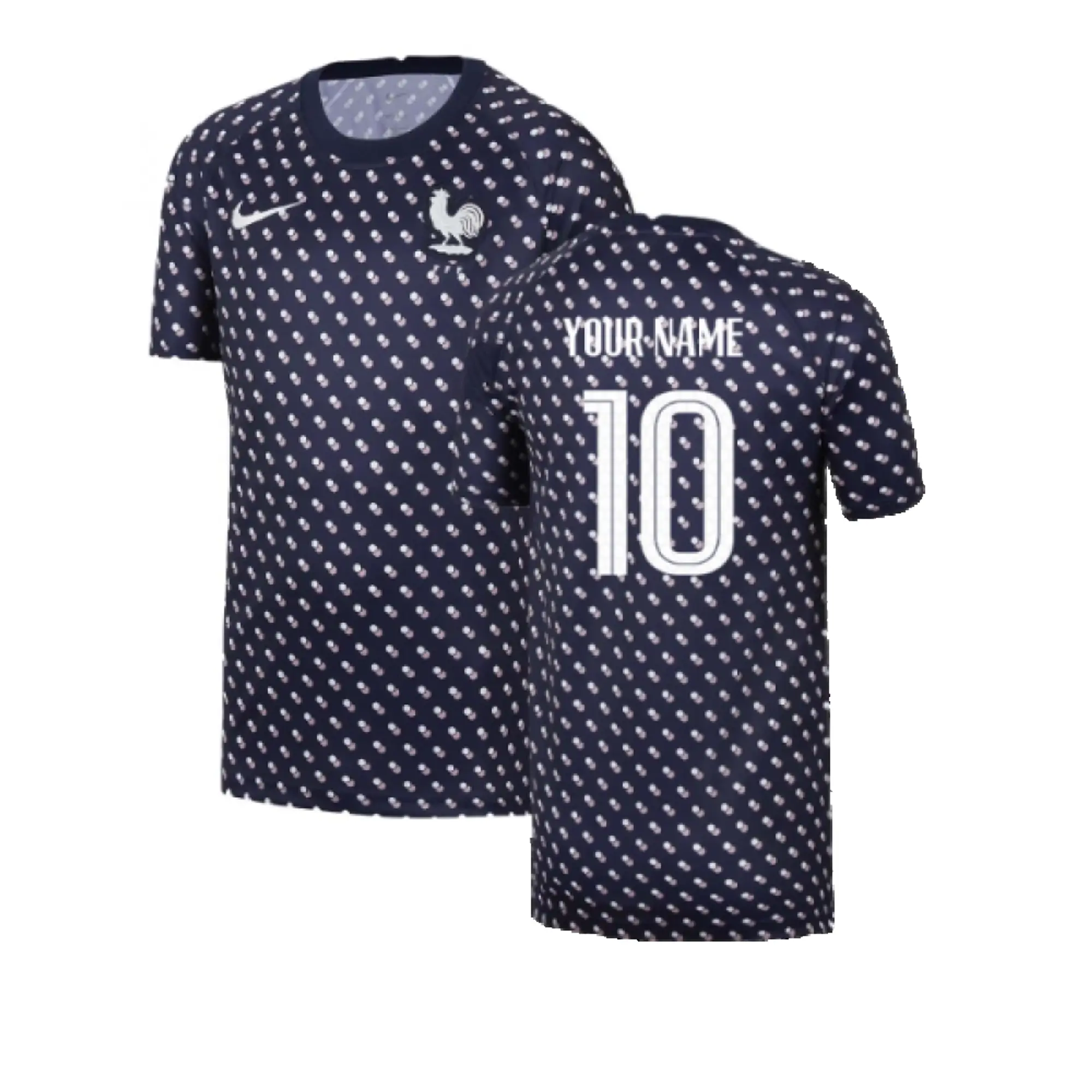 Nike France Kids SS Pre-Match Away Shirt 2022