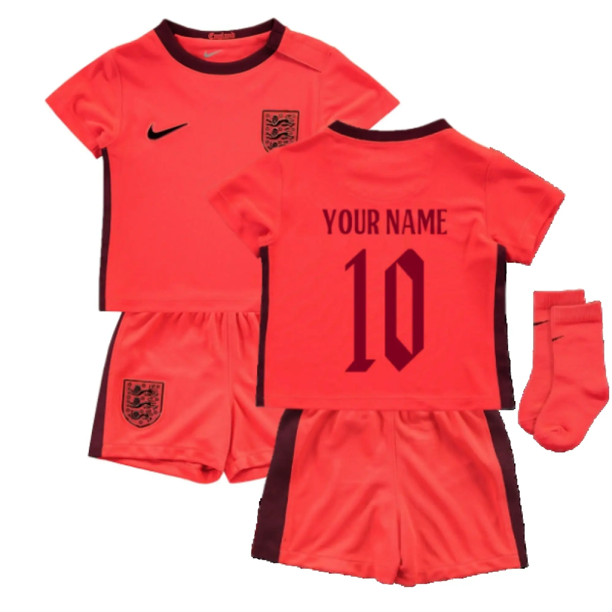 Nike England Baby SS Away Mini Kit 2022