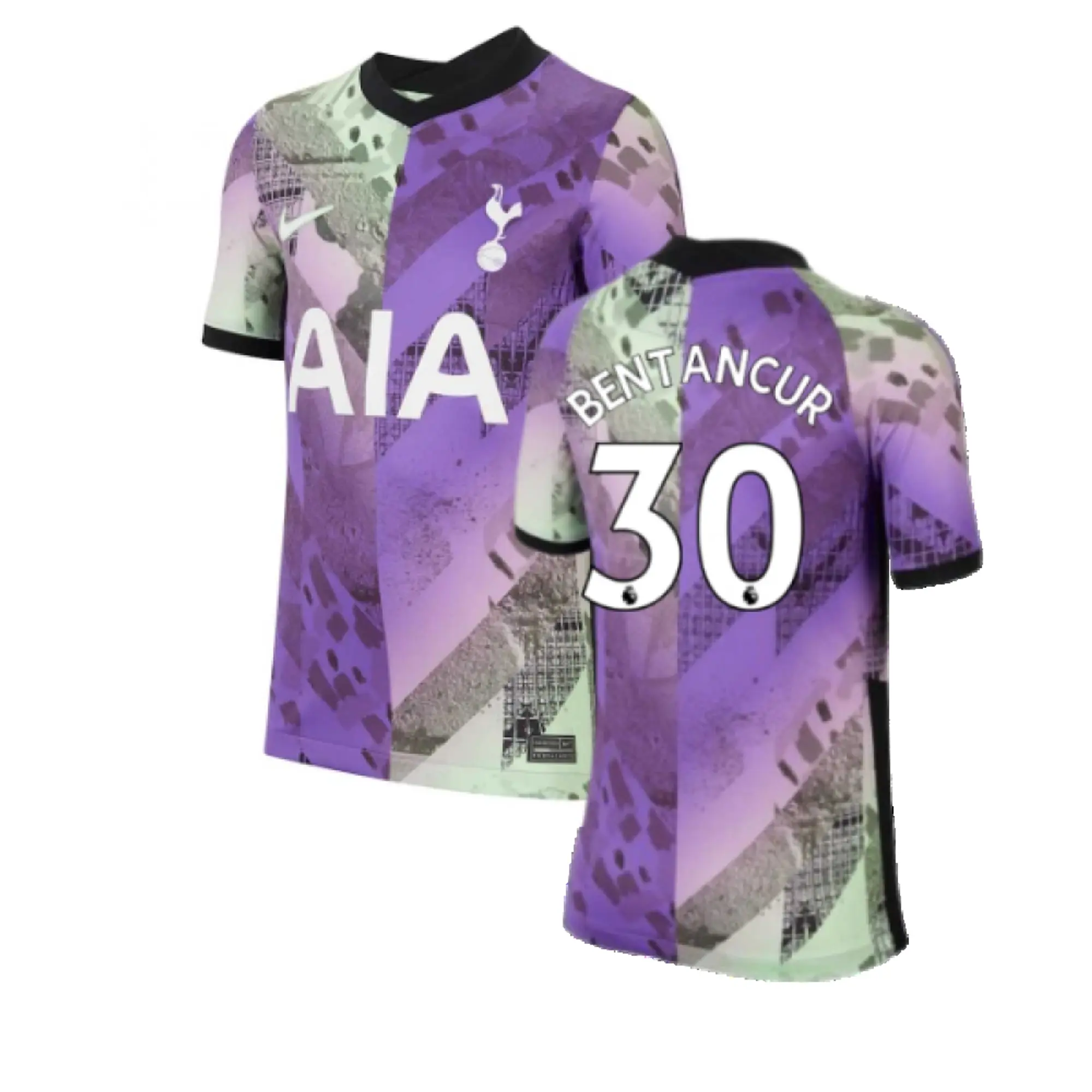 Tottenham 2021-2022 3rd Shirt (Kids) (ROMERO 4) Purple Size: Large Cristian Romero Made By: Nike