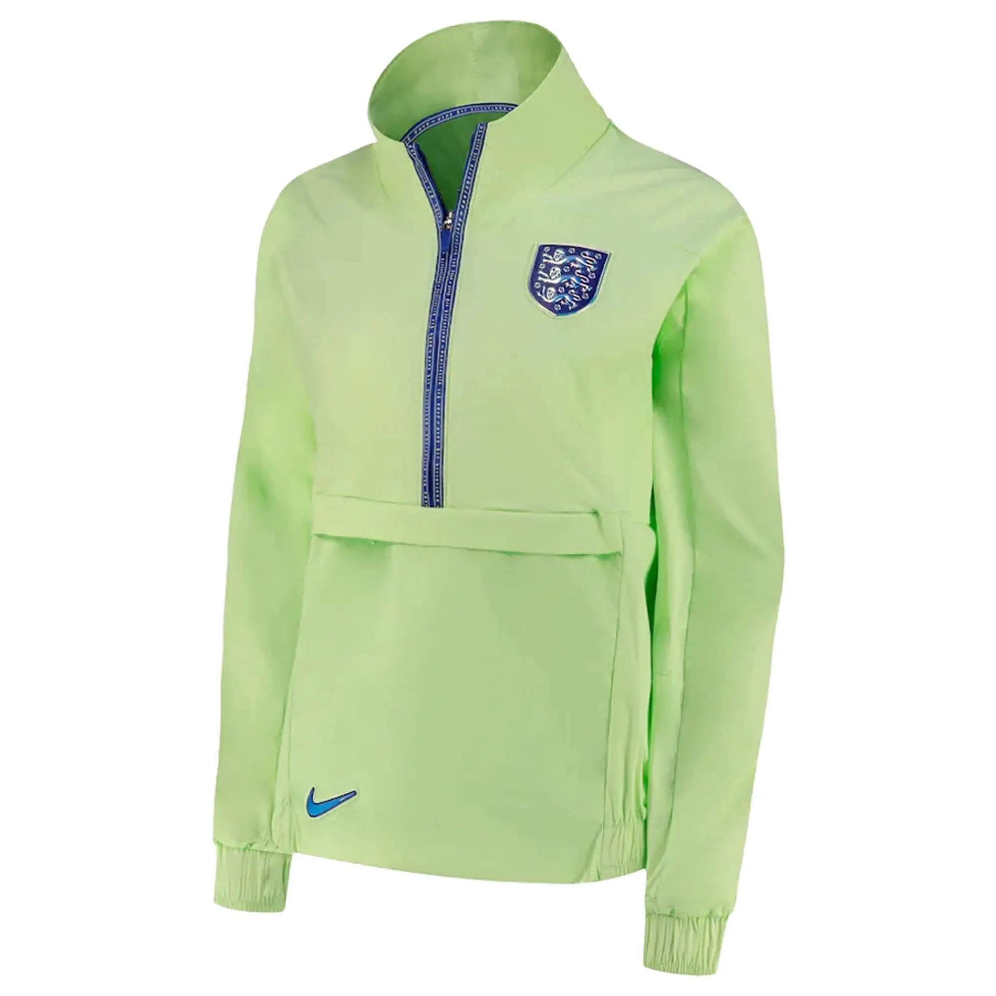 England Quarter Zip Football Jacket (Ladies) 2022-2023 Women's Green Made By: Nike