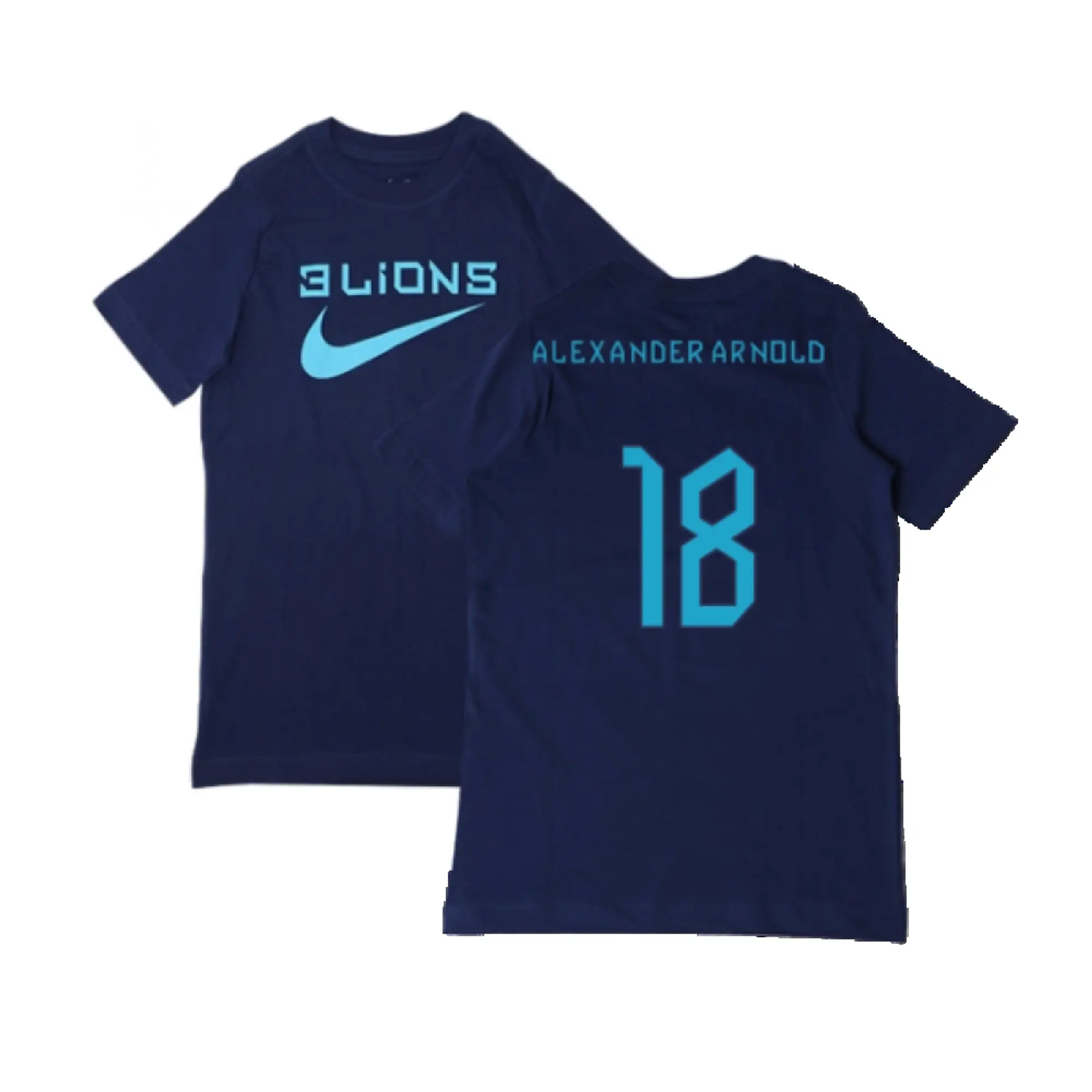 England Three Lions Tee (Navy) - Kids (Wilson 24) 2022-2023 Size: Extra Small Made By: Nike