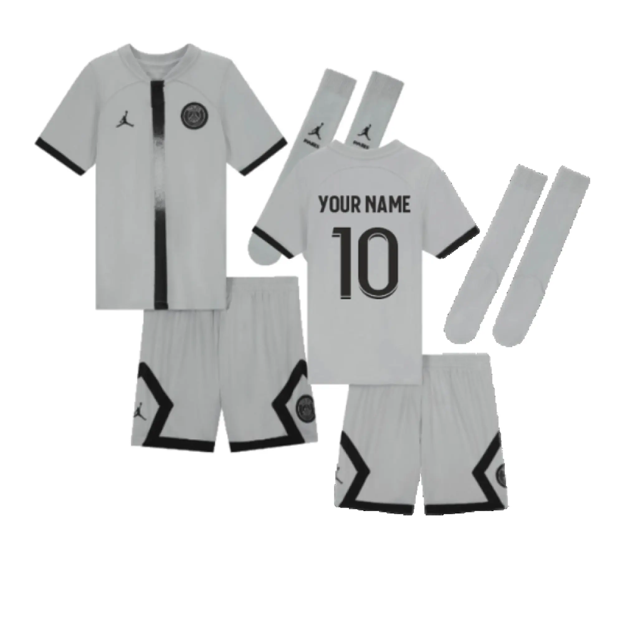 Nike Paris Saint Germain Kids SS Away Mini Kit 2022/23