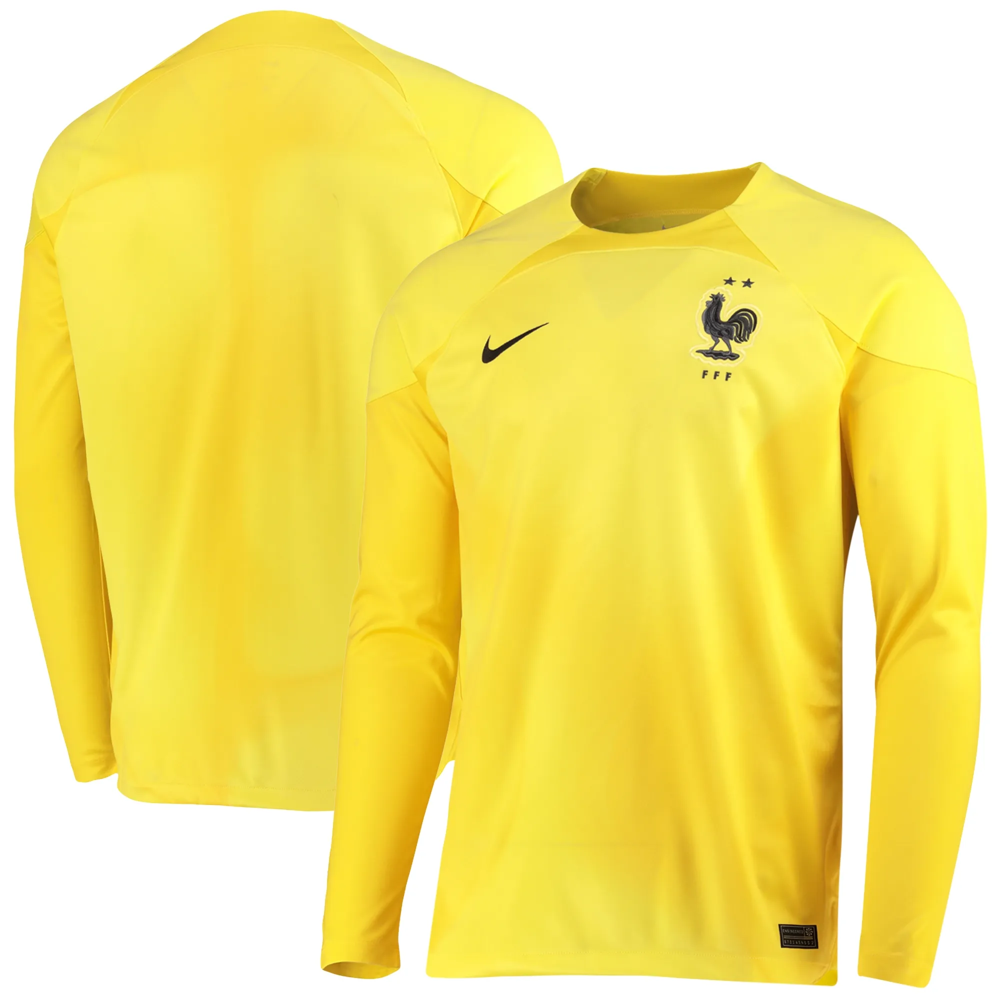 Nike France Mens LS Goalkeeper Home Shirt 2022