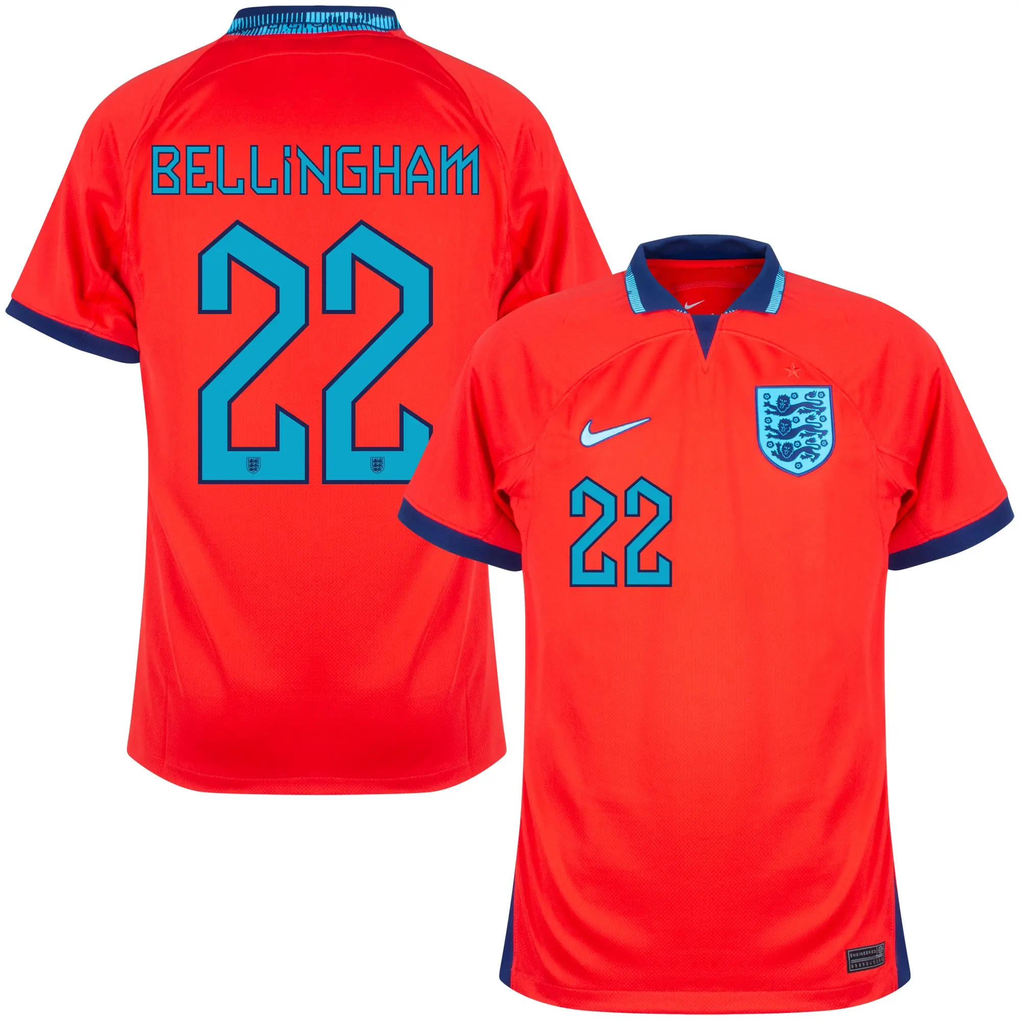 Nike England Mens SS Away Shirt 2022