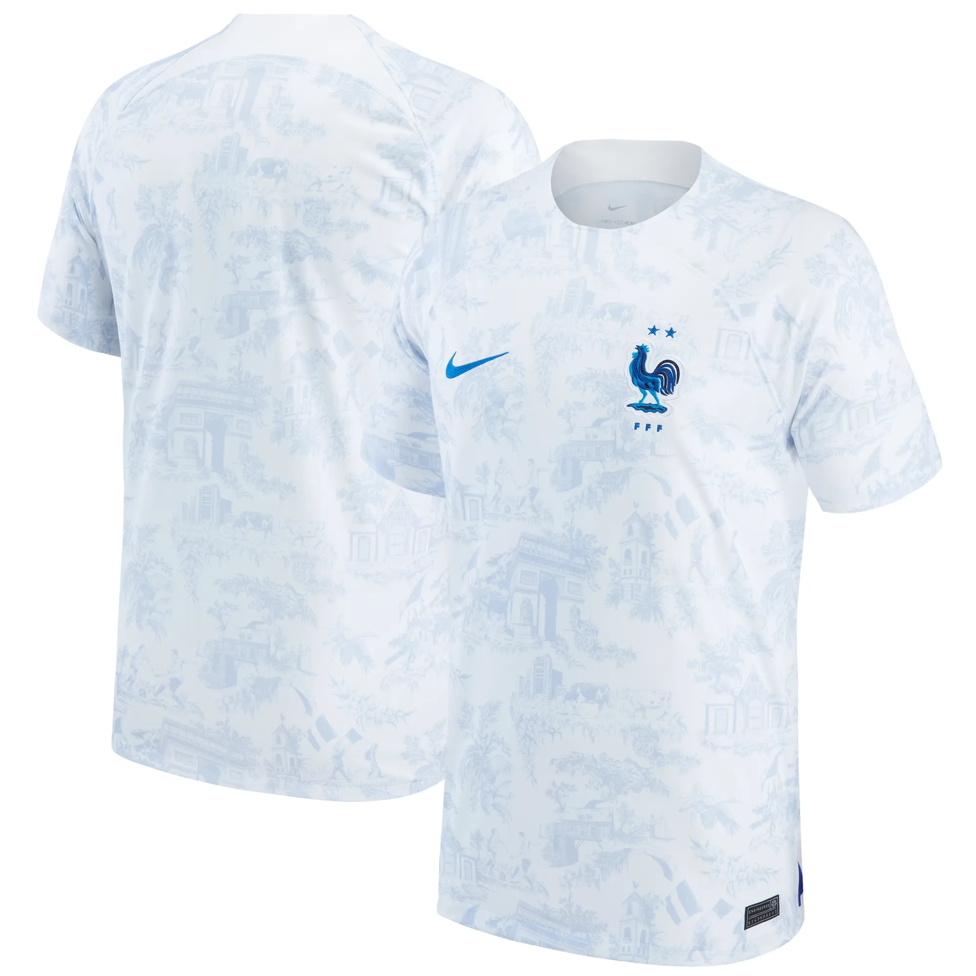 Nike France Mens SS Away Shirt 2022