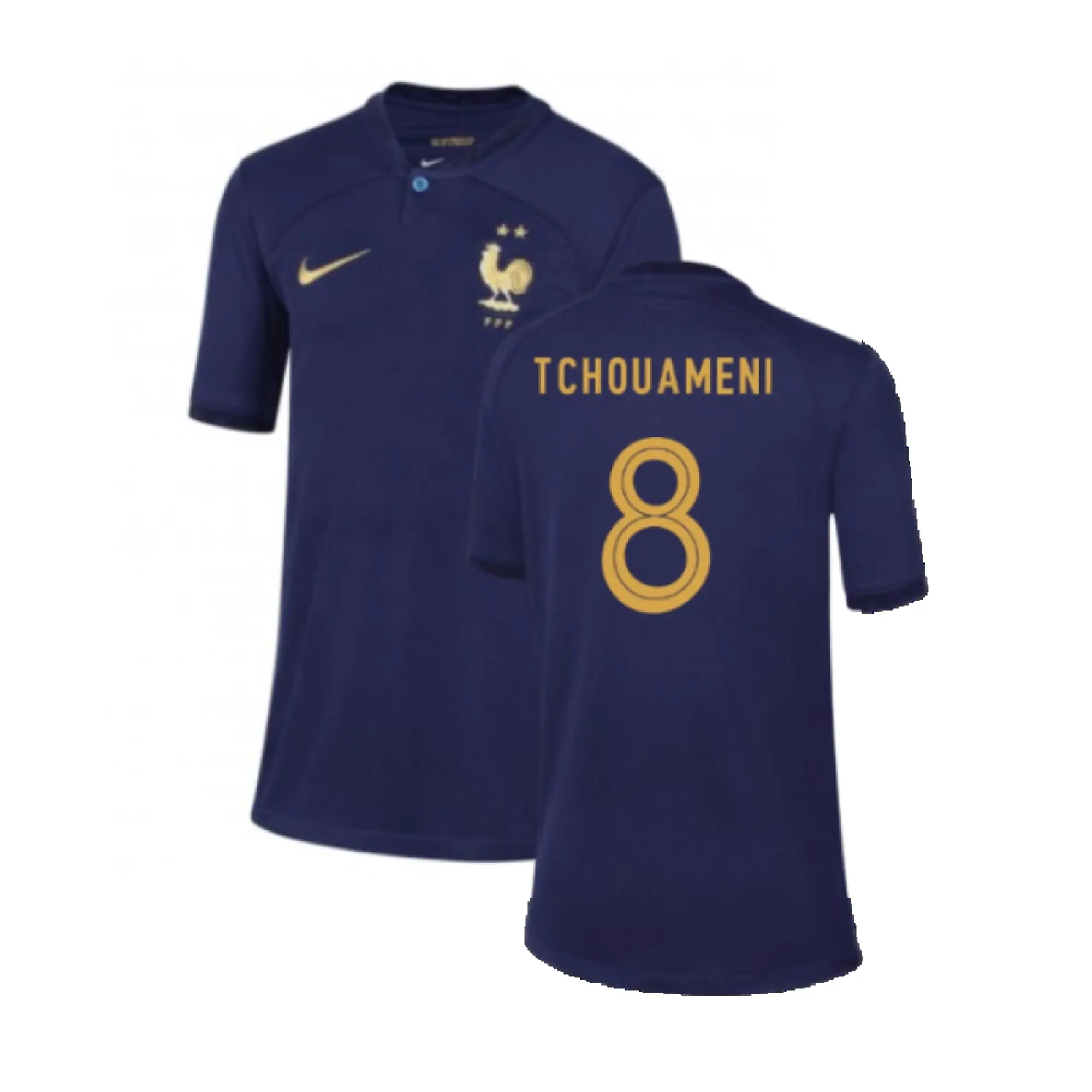 Nike France Kids SS Home Shirt 2022