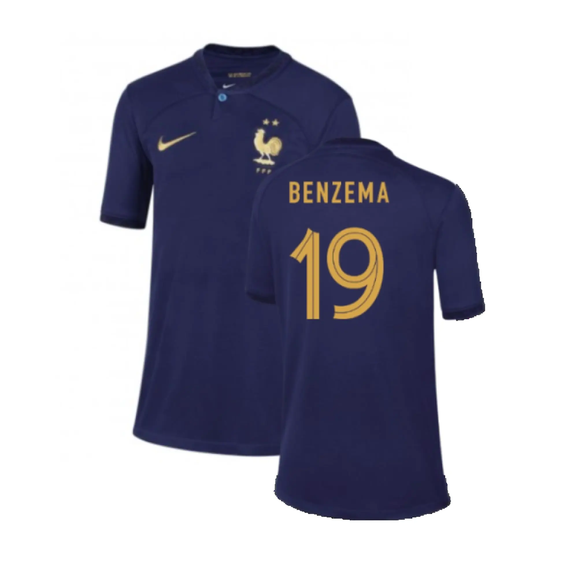 Nike France Kids SS Home Shirt 2022