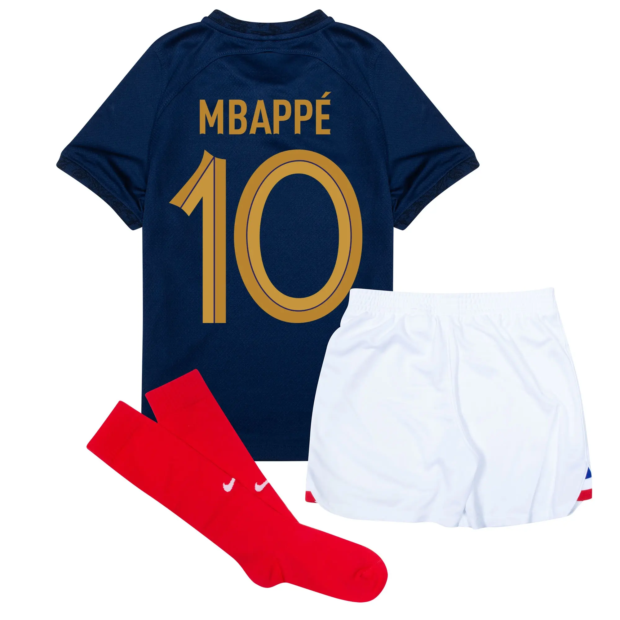 Nike France Boys SS Home Mini Kit 2022