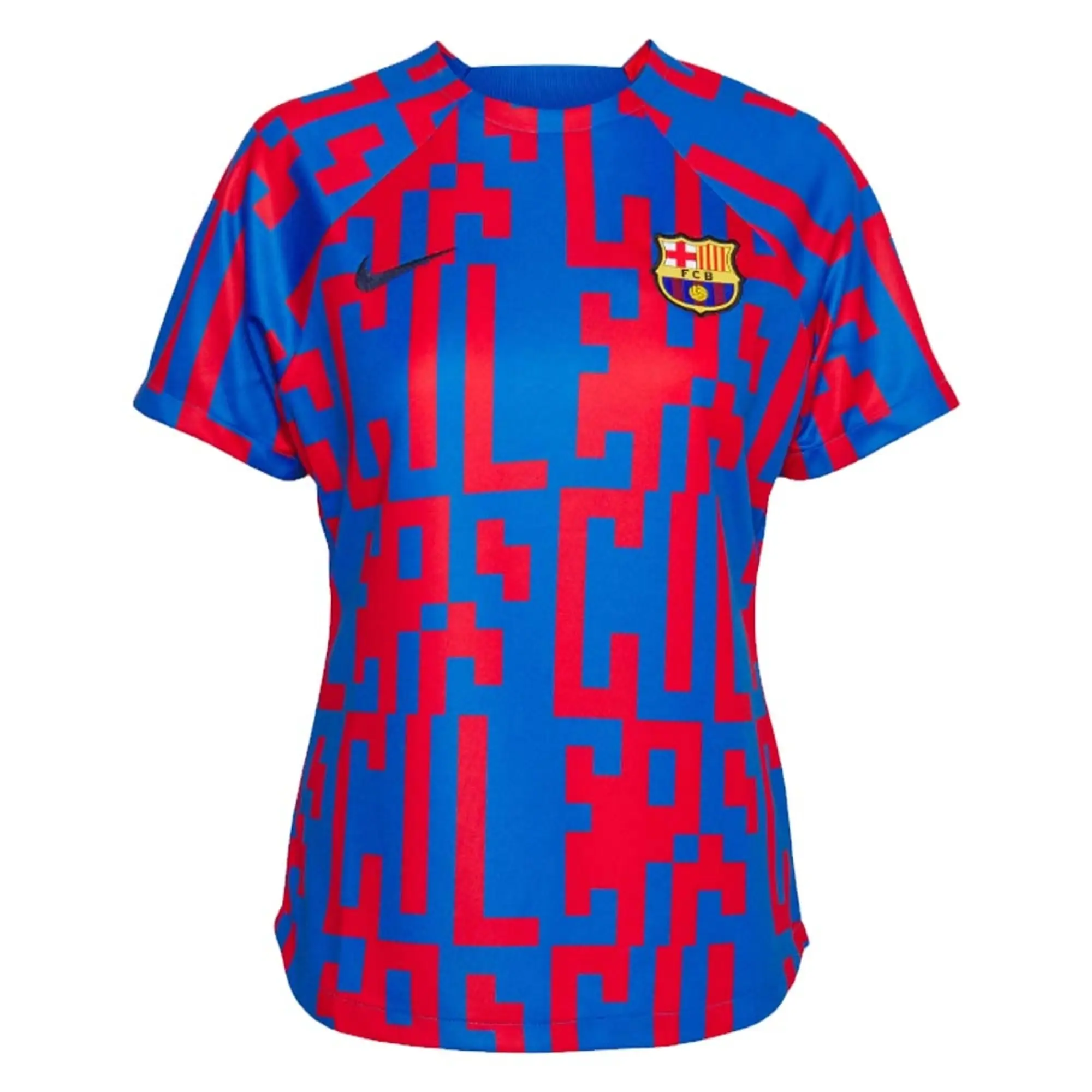 Nike Barcelona Womens SS Pre-Match Home Shirt 2022/23