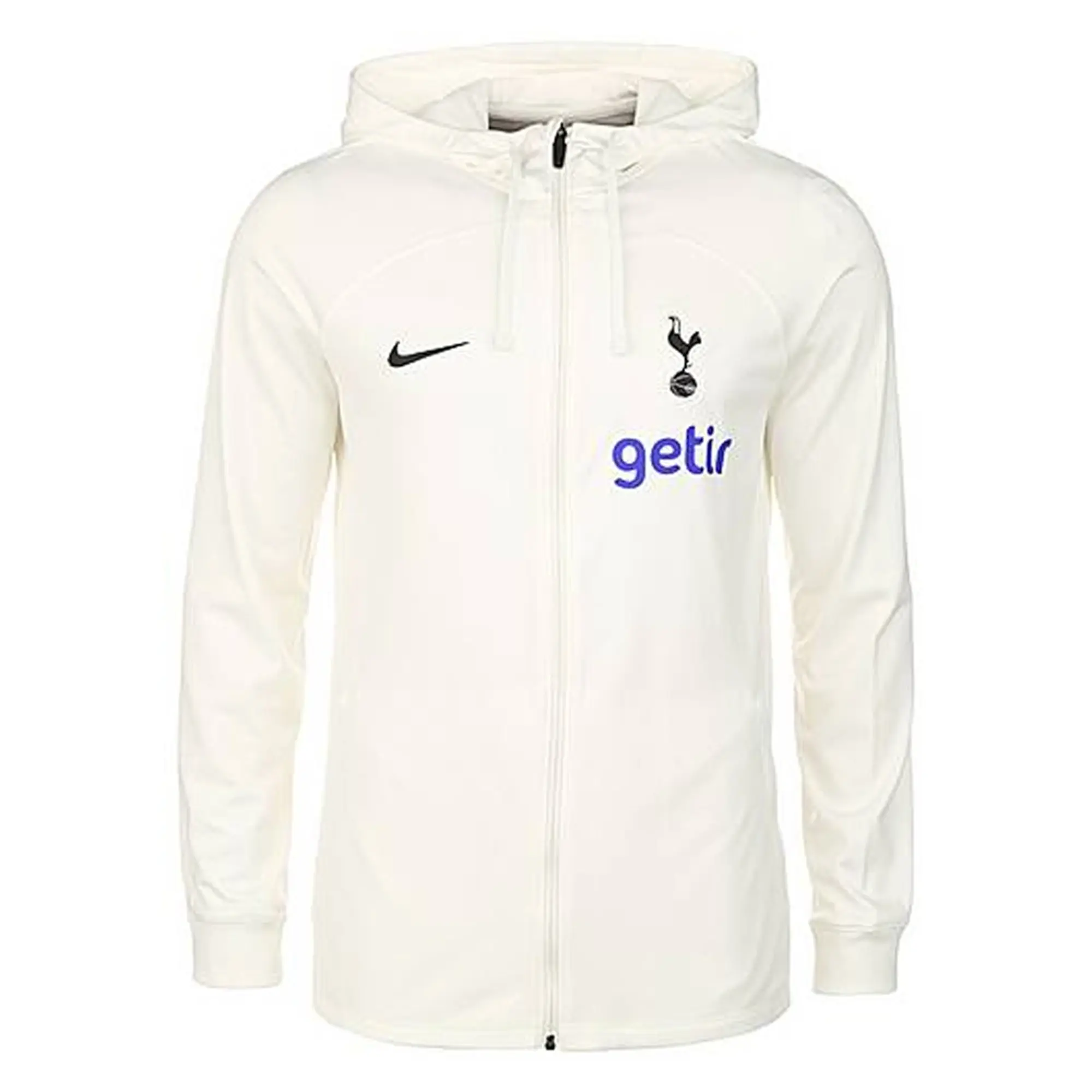 Tottenham Hotspur Dri Fit Strike Hooded Jacket (White) 2023-2024 Men's Made By: Nike