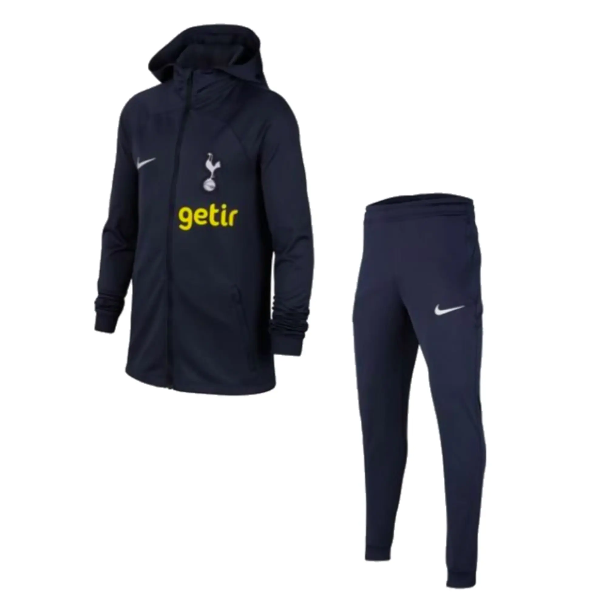 Tottenham Dri-FIT Strike Hooded Tracksuit (Dark Purple) - Kids 2023-2024 Made By: Nike