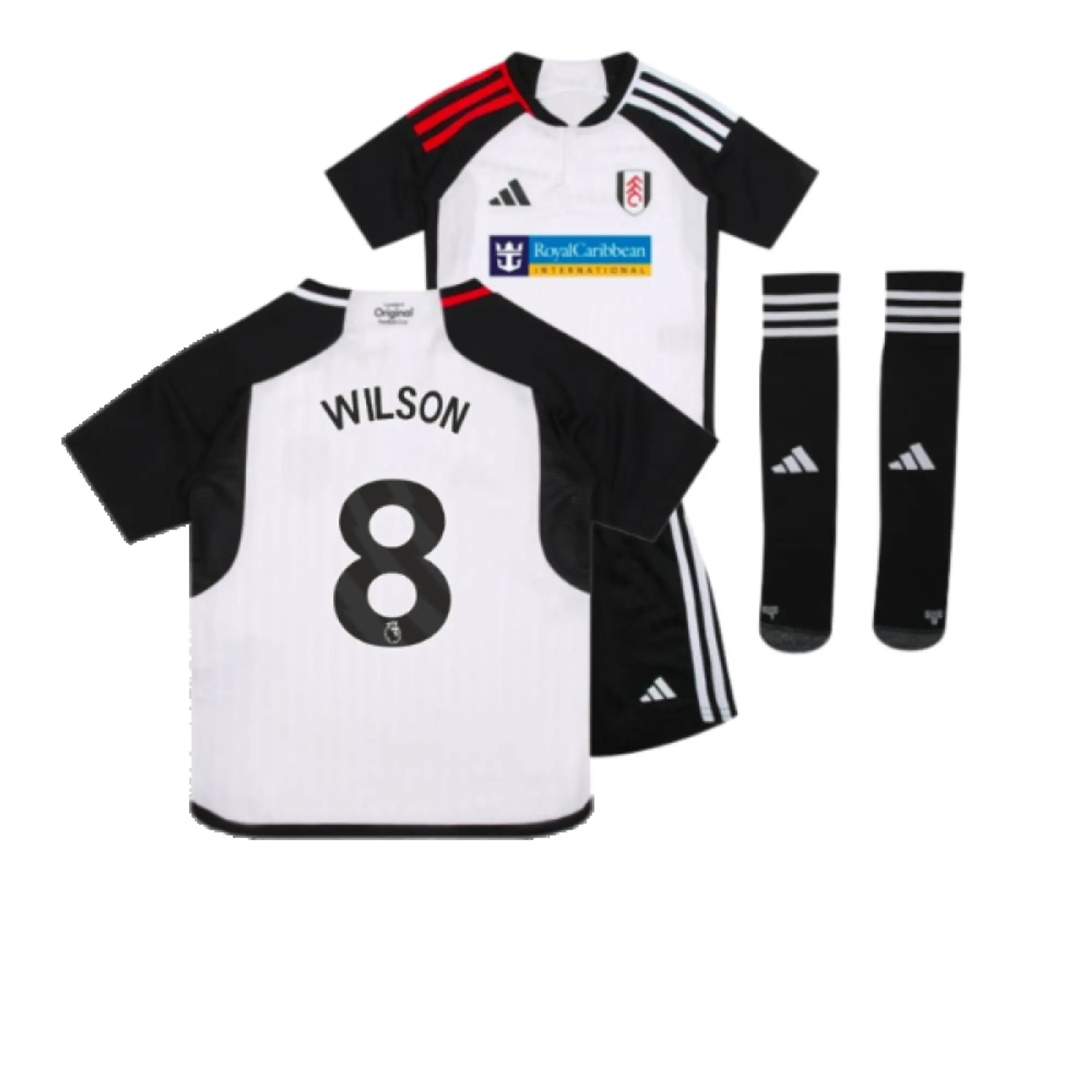 adidas Fulham Kids SS Home Mini Kit 2023/24