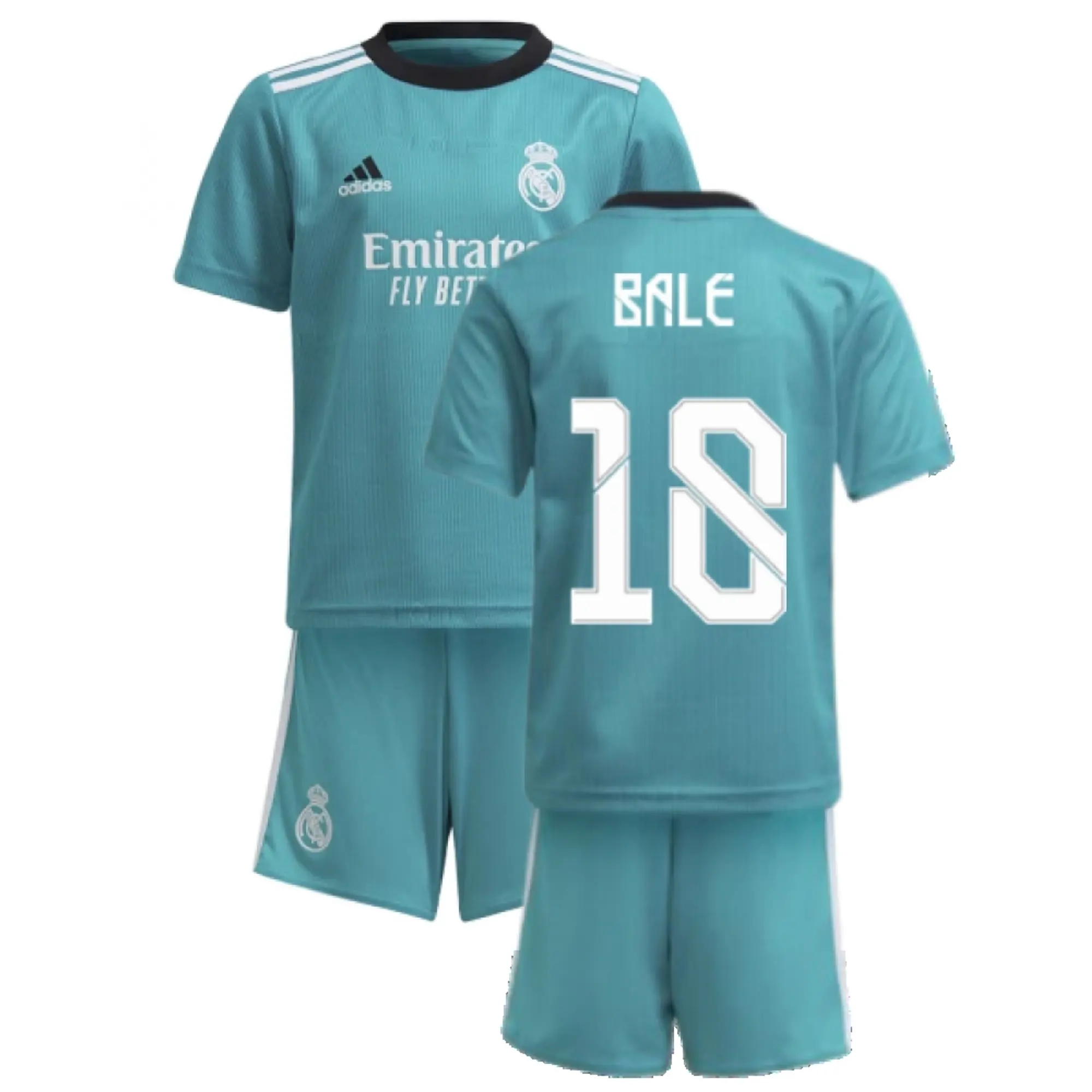 adidas Real Madrid Kids SS Home Mini Kit 2021/22