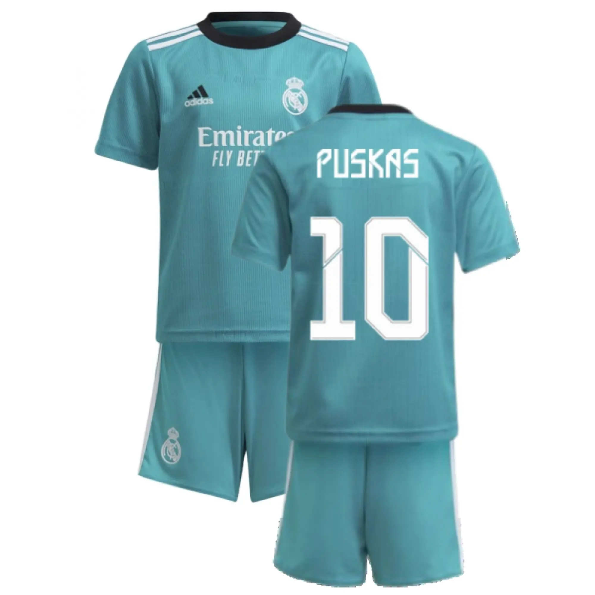 adidas Real Madrid Kids SS Home Mini Kit 2021/22