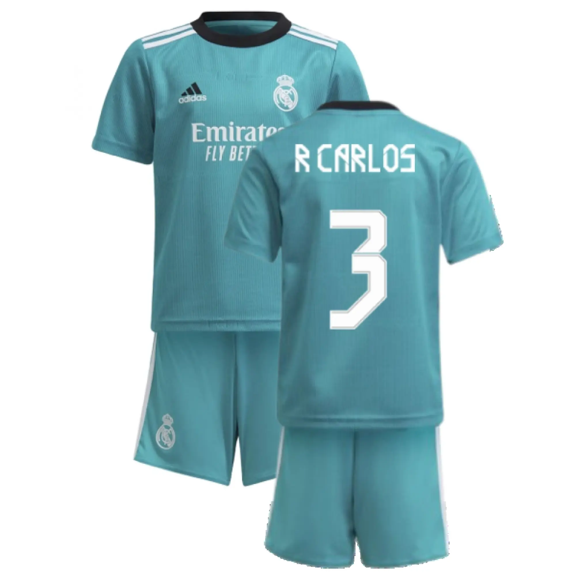 adidas Real Madrid Kids SS Home Mini Kit 2021/22