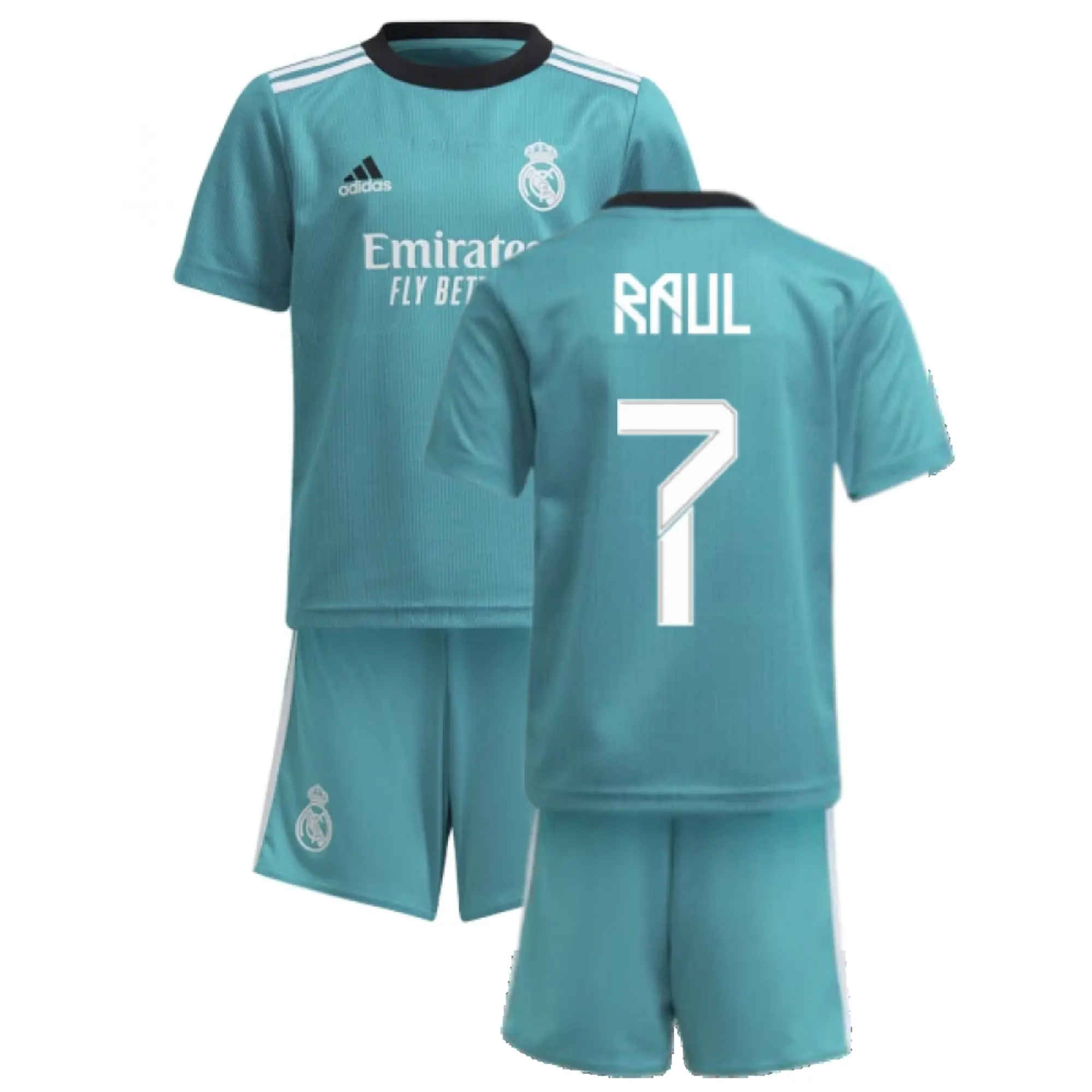 adidas Real Madrid Kids SS Home Mini Kit 2021/22