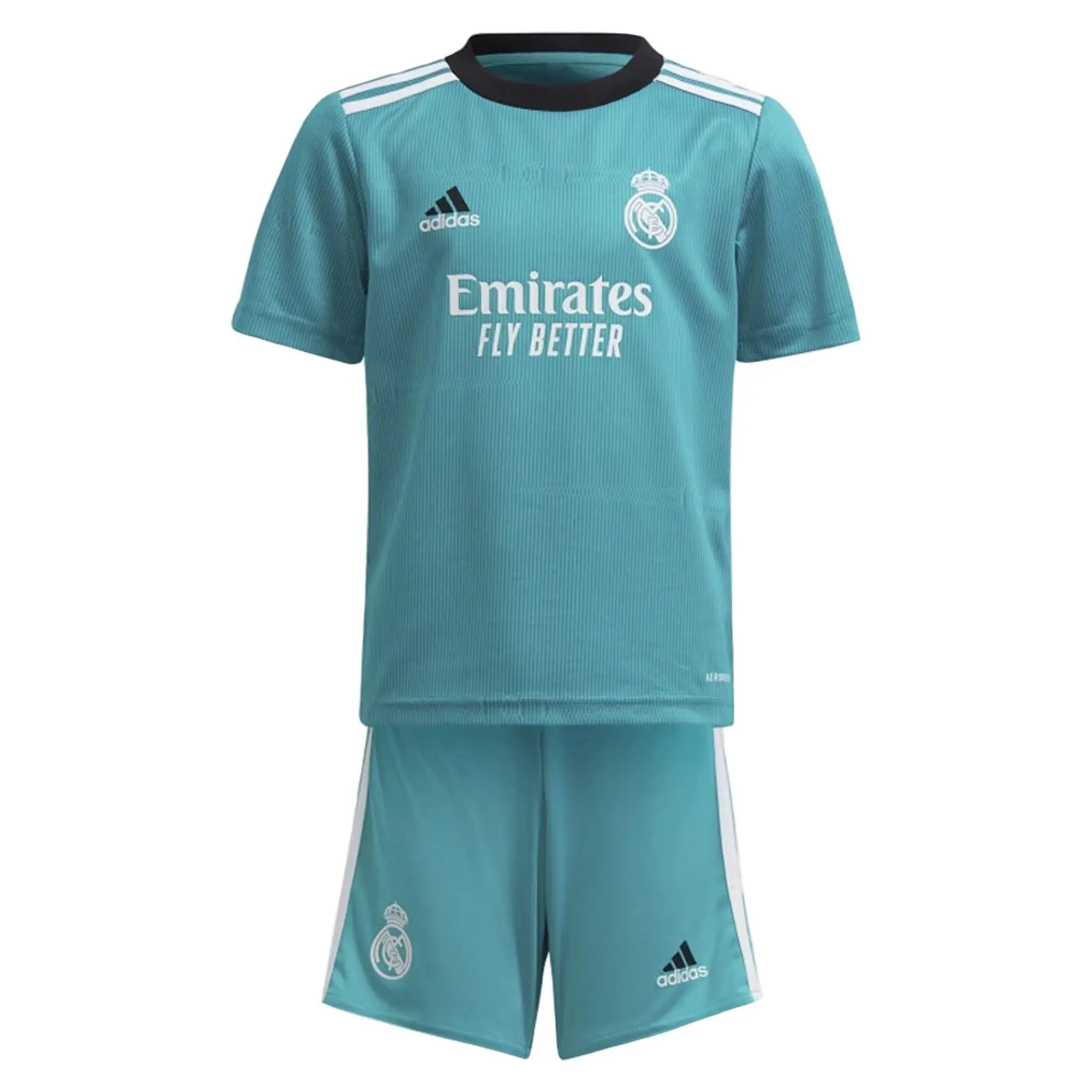 adidas Real Madrid Kids SS Home Mini Kit 2021/22