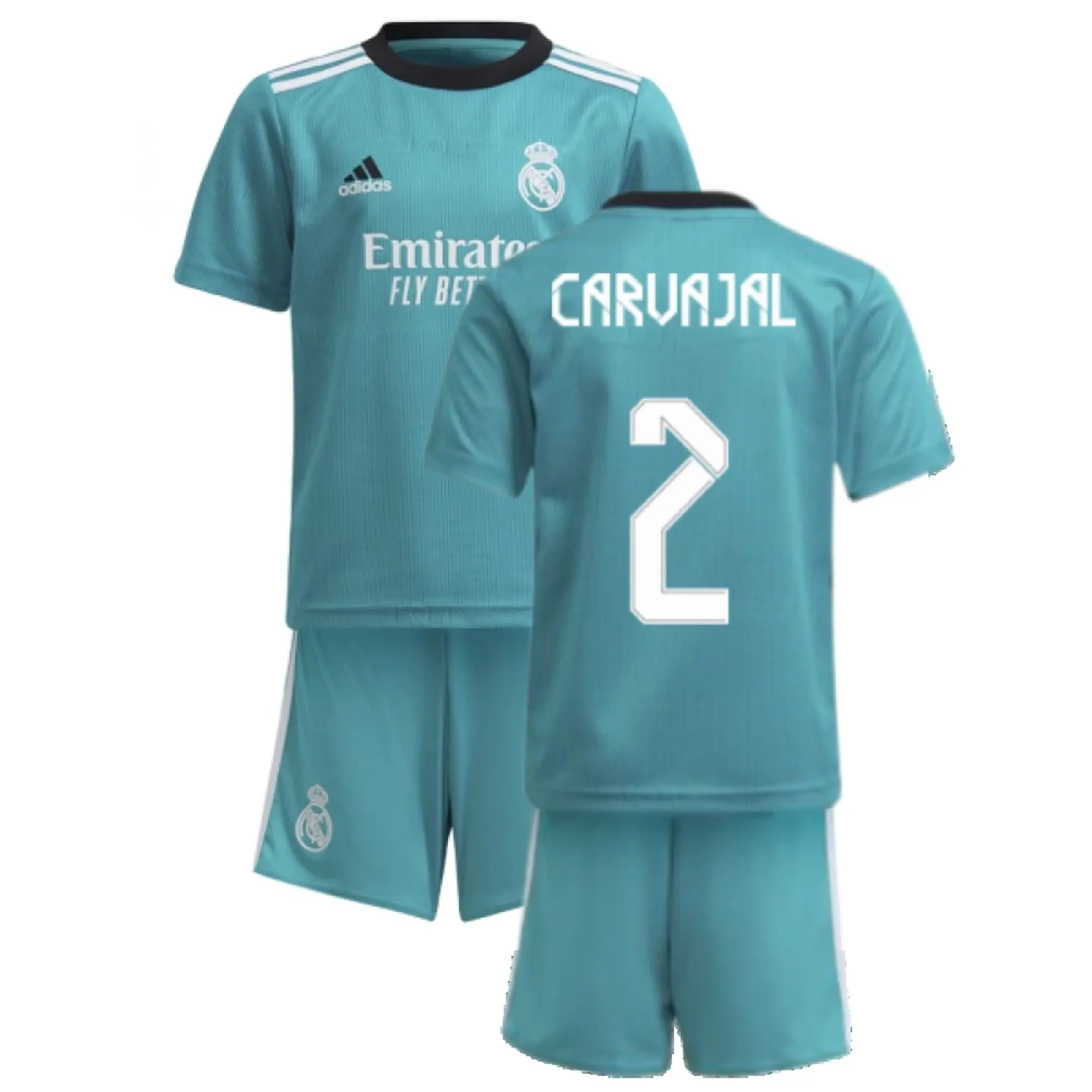 adidas Real Madrid Kids SS Home Mini Kit 2021/22