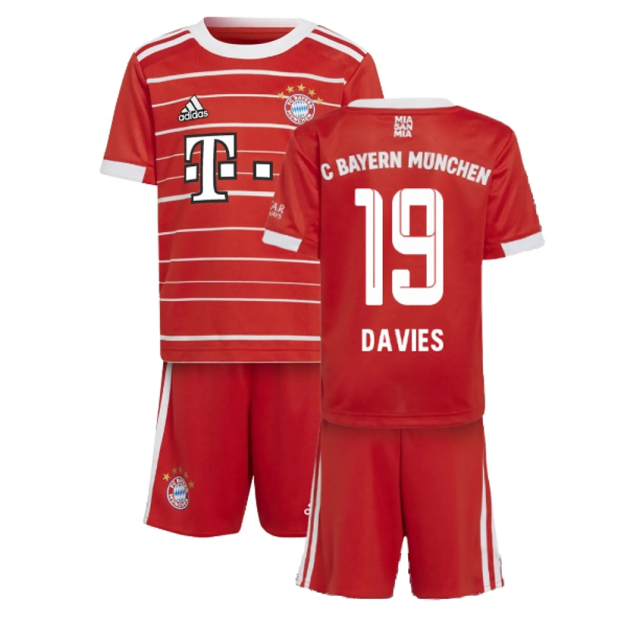 adidas Bayern Munich Kids SS Home Mini Kit 2022/23