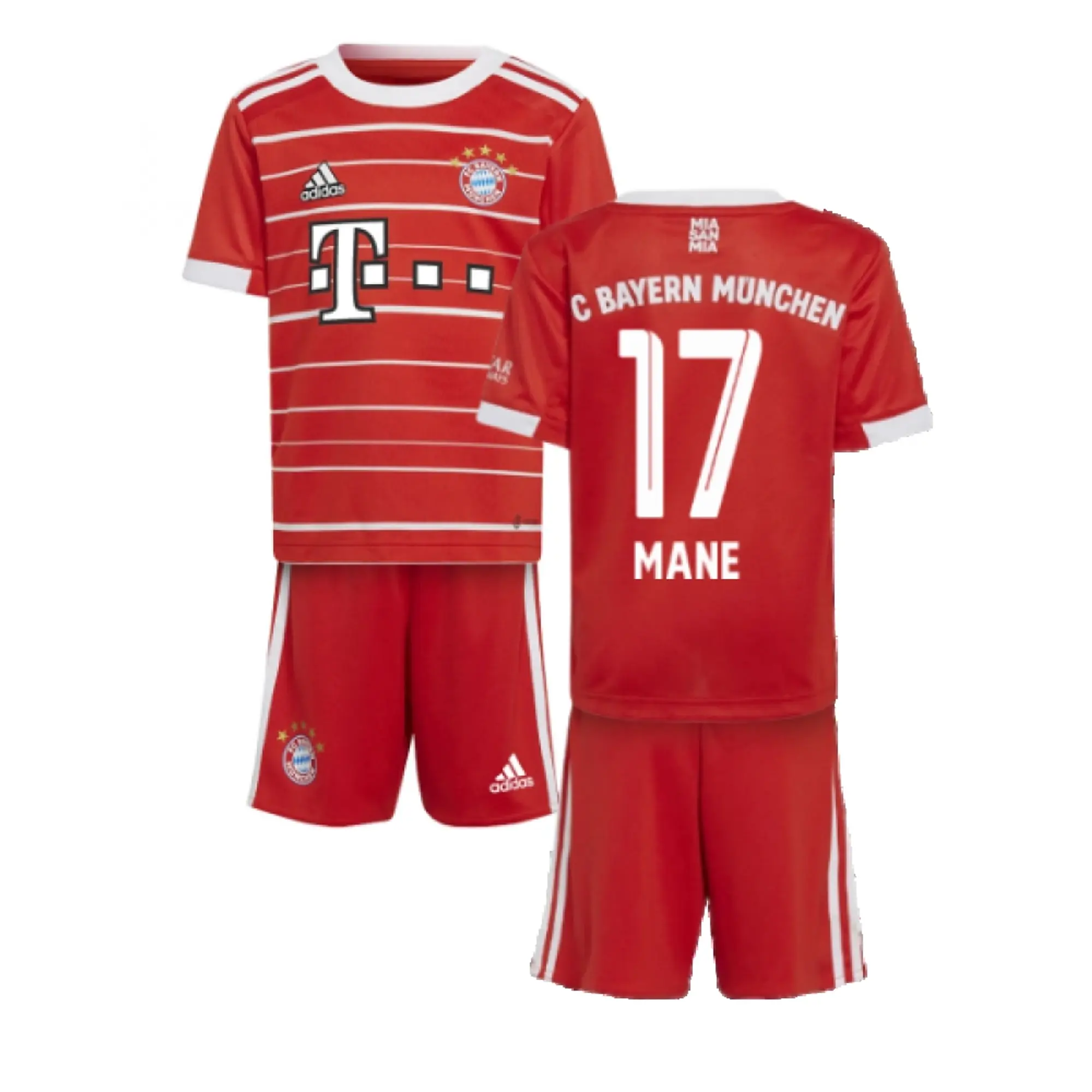 adidas Bayern Munich Kids SS Home Mini Kit 2022/23