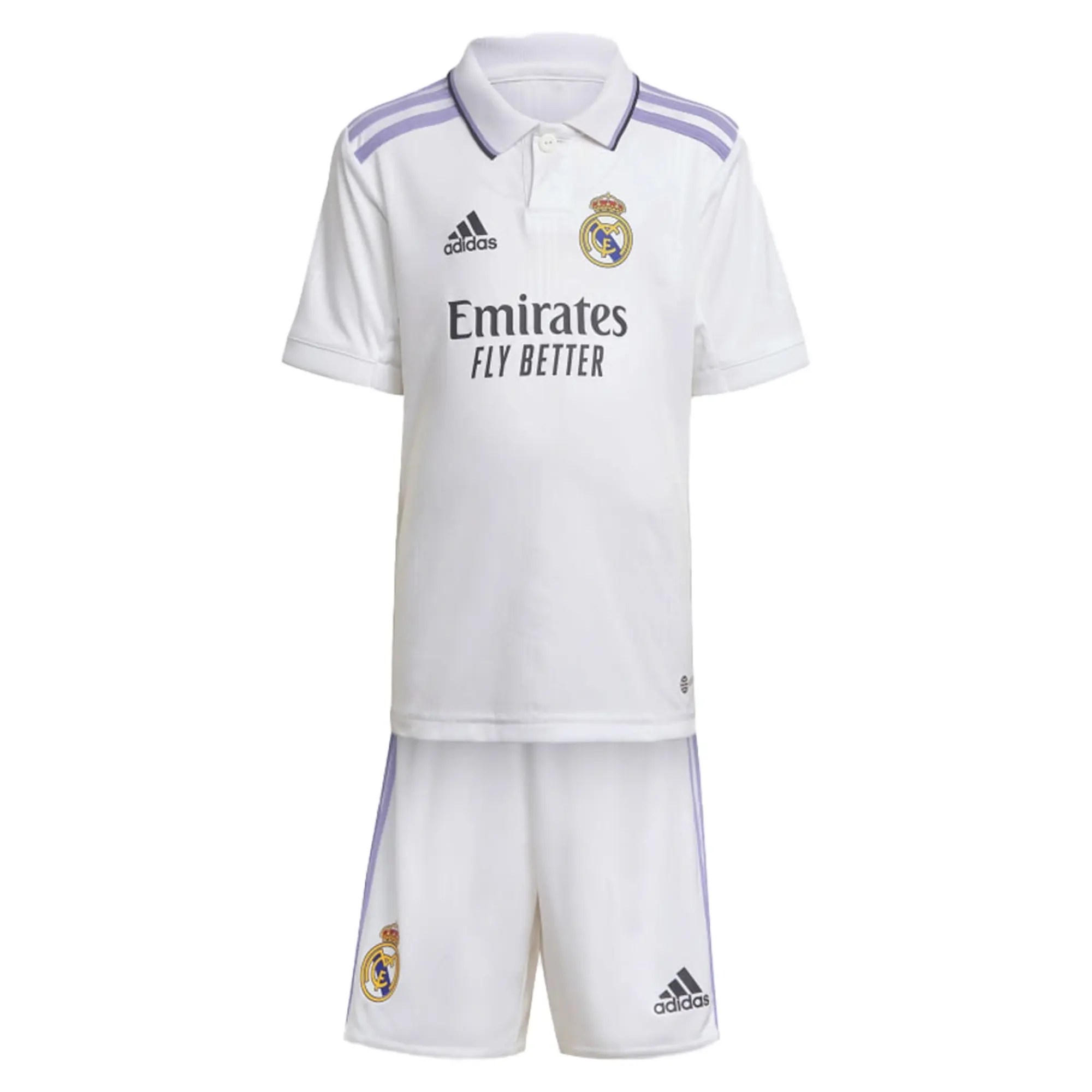 adidas Real Madrid Kids SS Home Mini Kit 2022/23