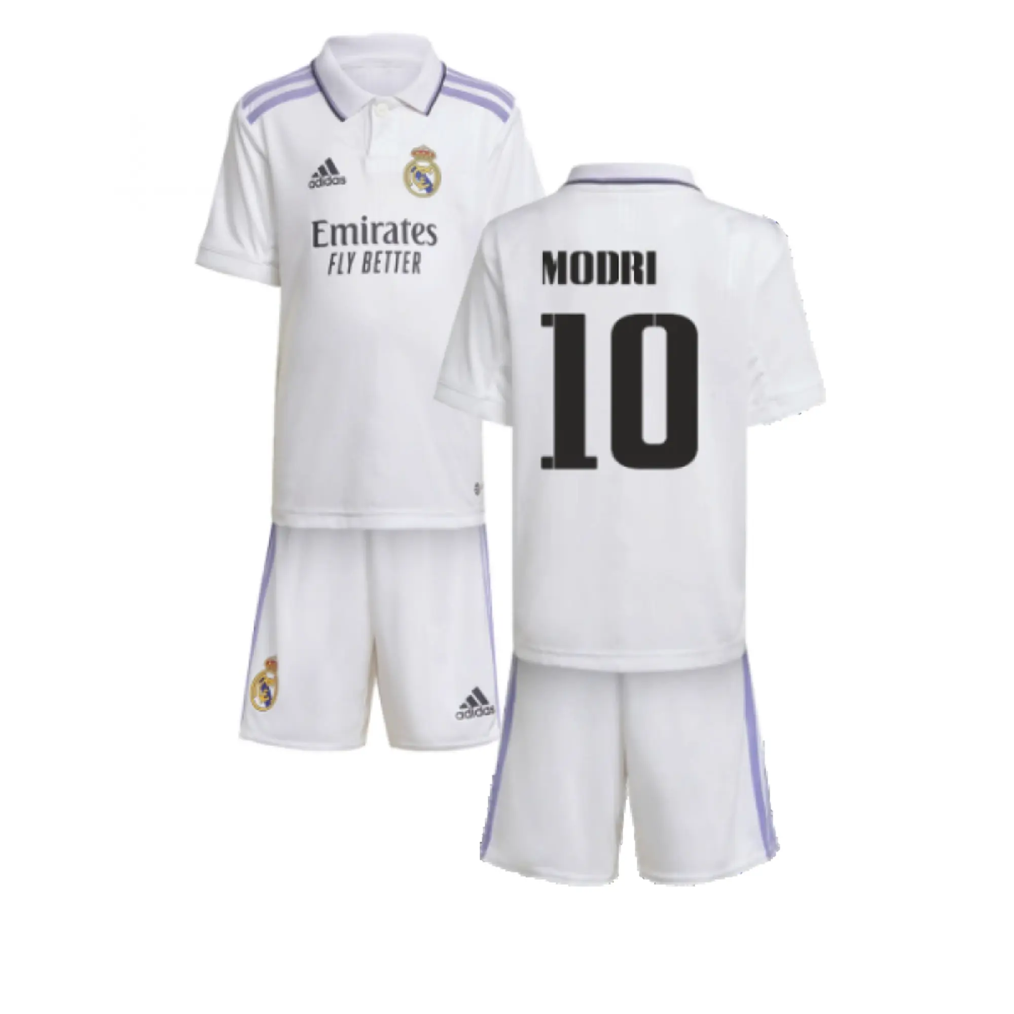 adidas Real Madrid Kids SS Home Mini Kit 2022/23