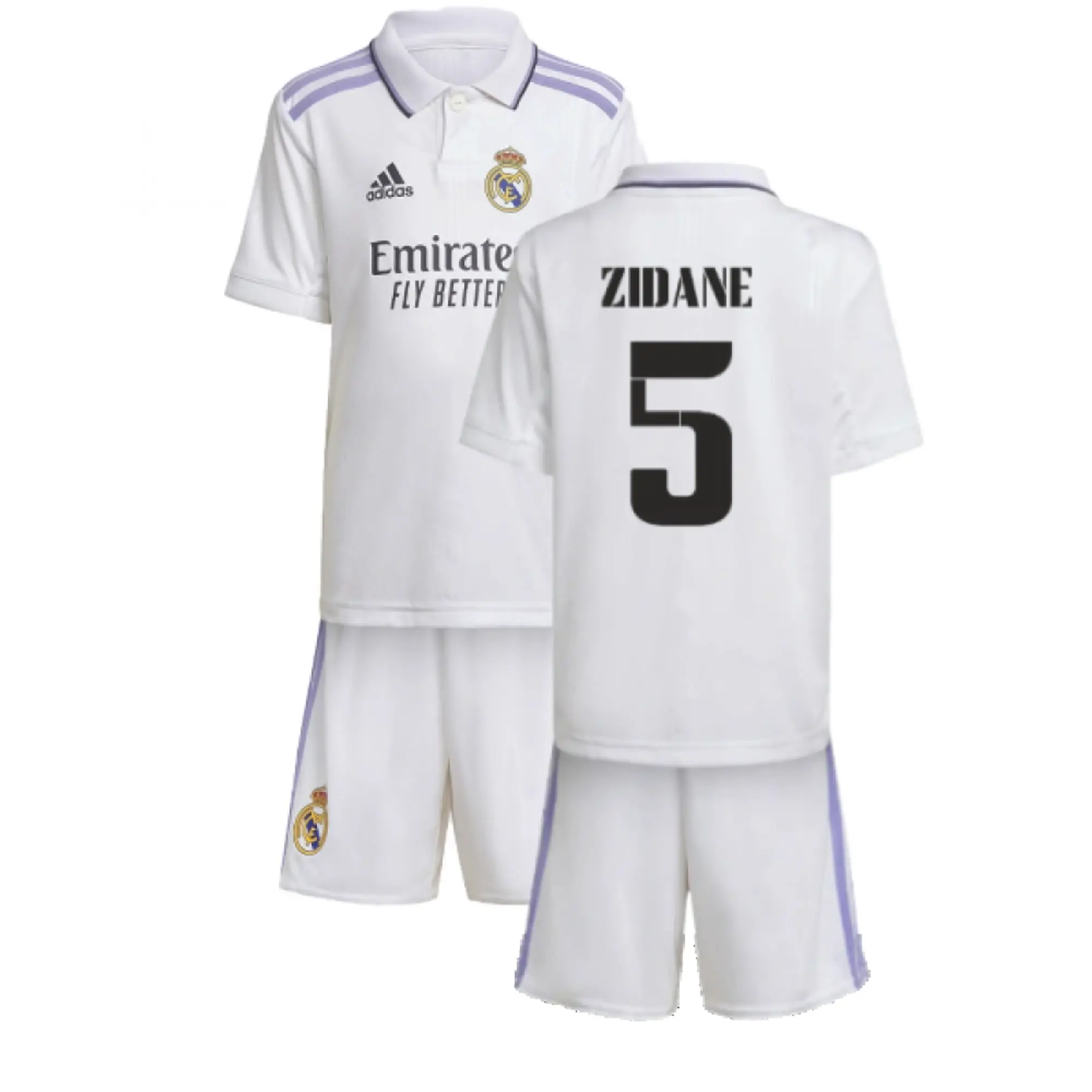 adidas Real Madrid Kids SS Home Mini Kit 2022/23