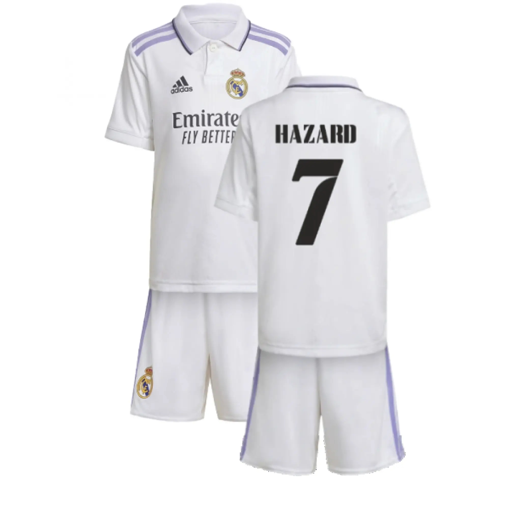 adidas Real Madrid Kids SS Home Mini Kit 2022/23