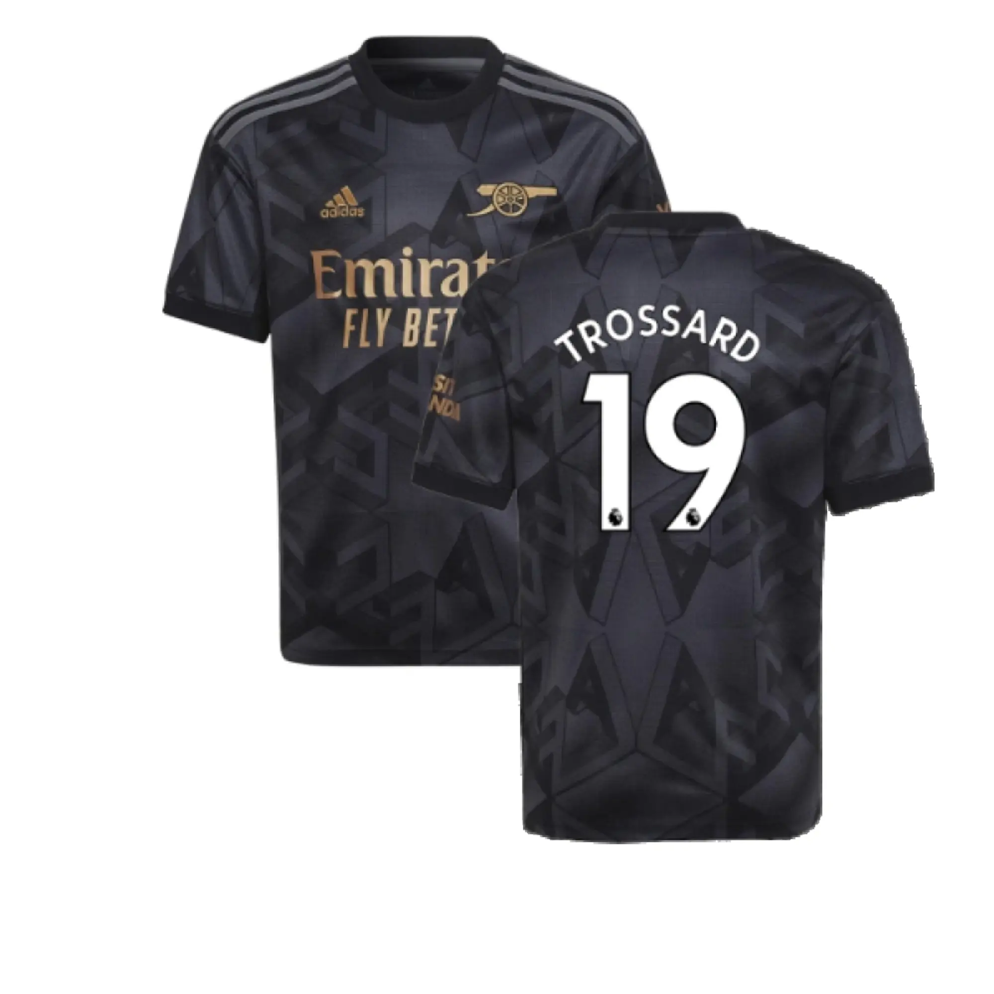 adidas Arsenal Kids SS Away Shirt 2022/23