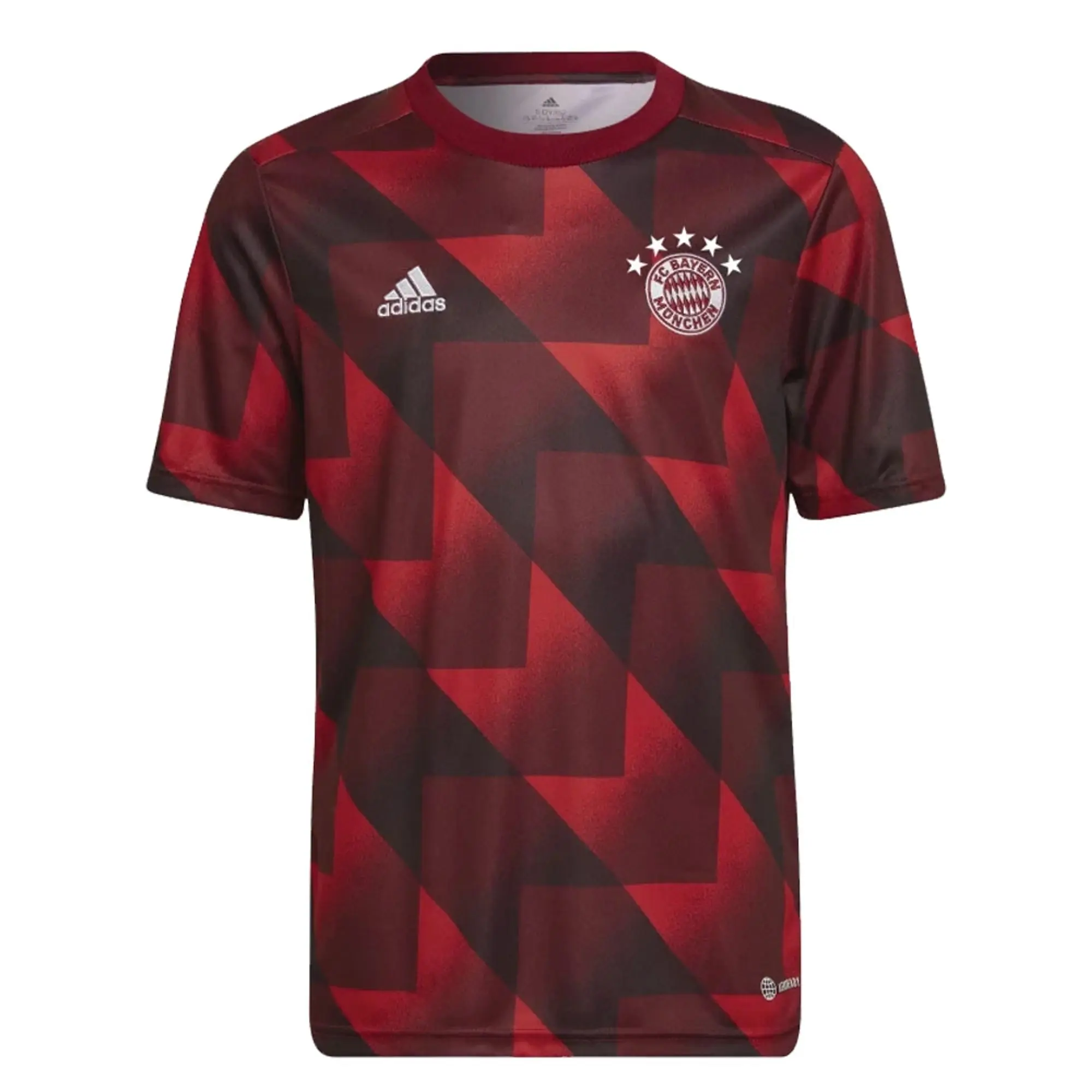 adidas Bayern Munich Kids SS Pre-Match Home Shirt 2022/23