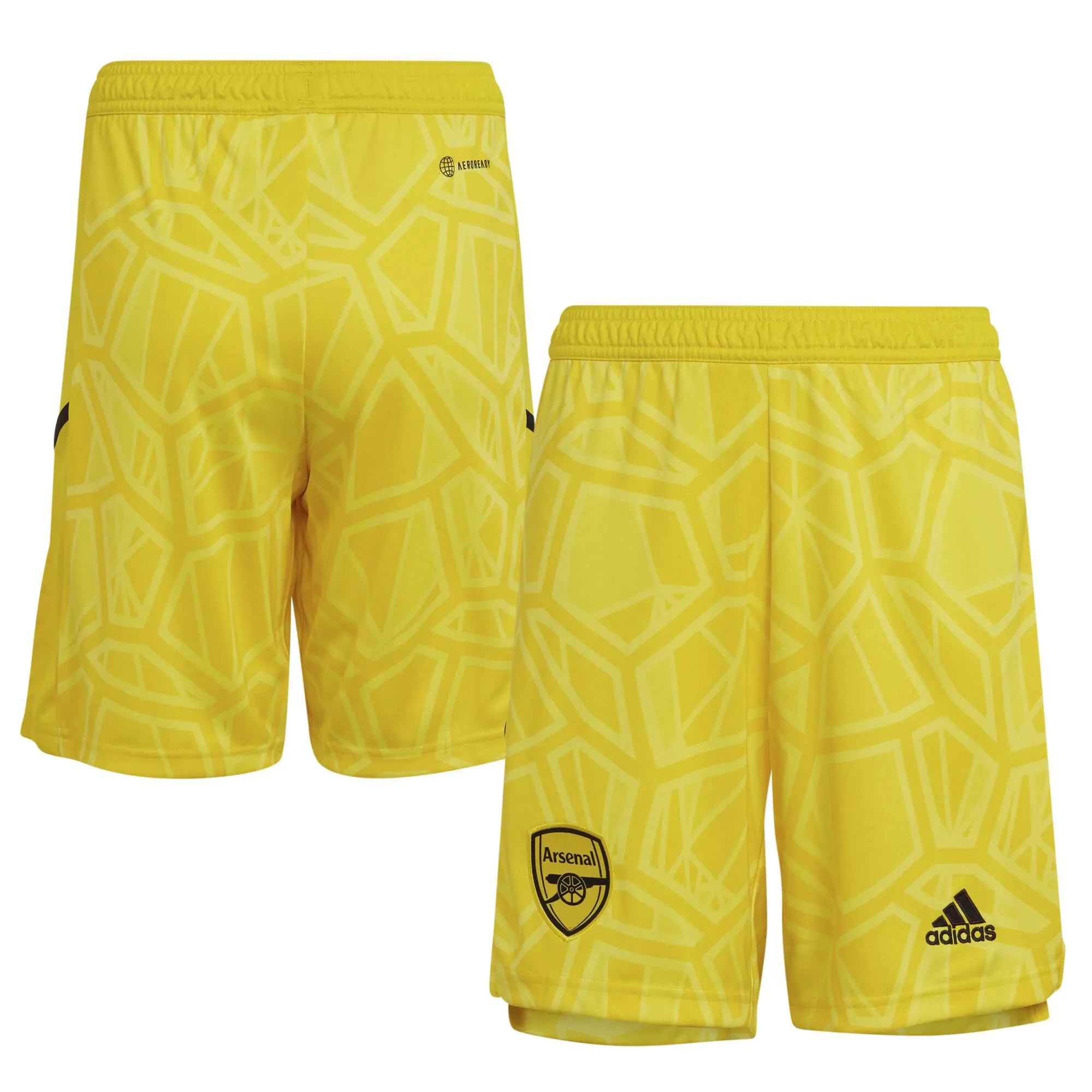 adidas Arsenal Mens Goalkeeper Home Shorts 2022/23