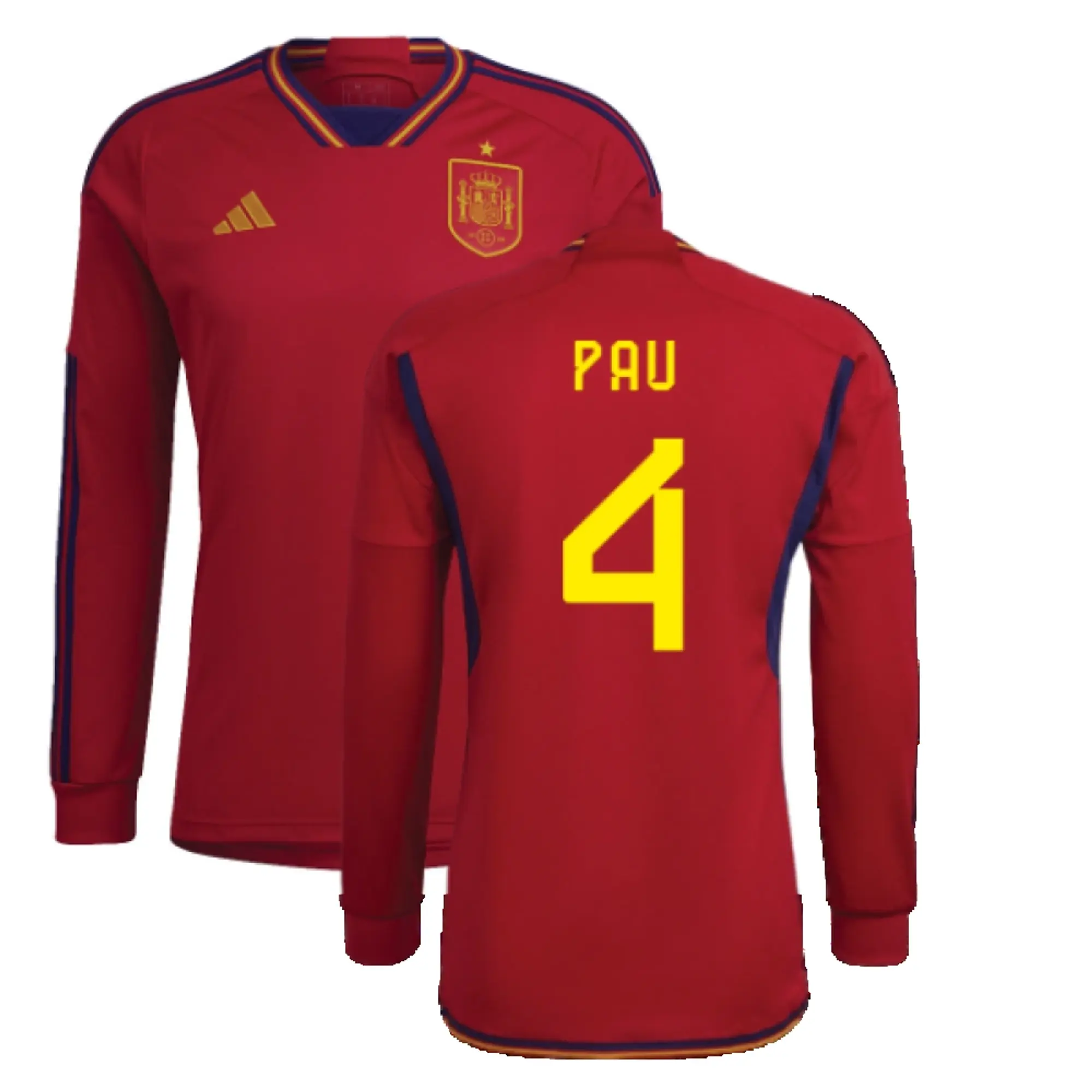 adidas Spain Mens LS Home Shirt 2022
