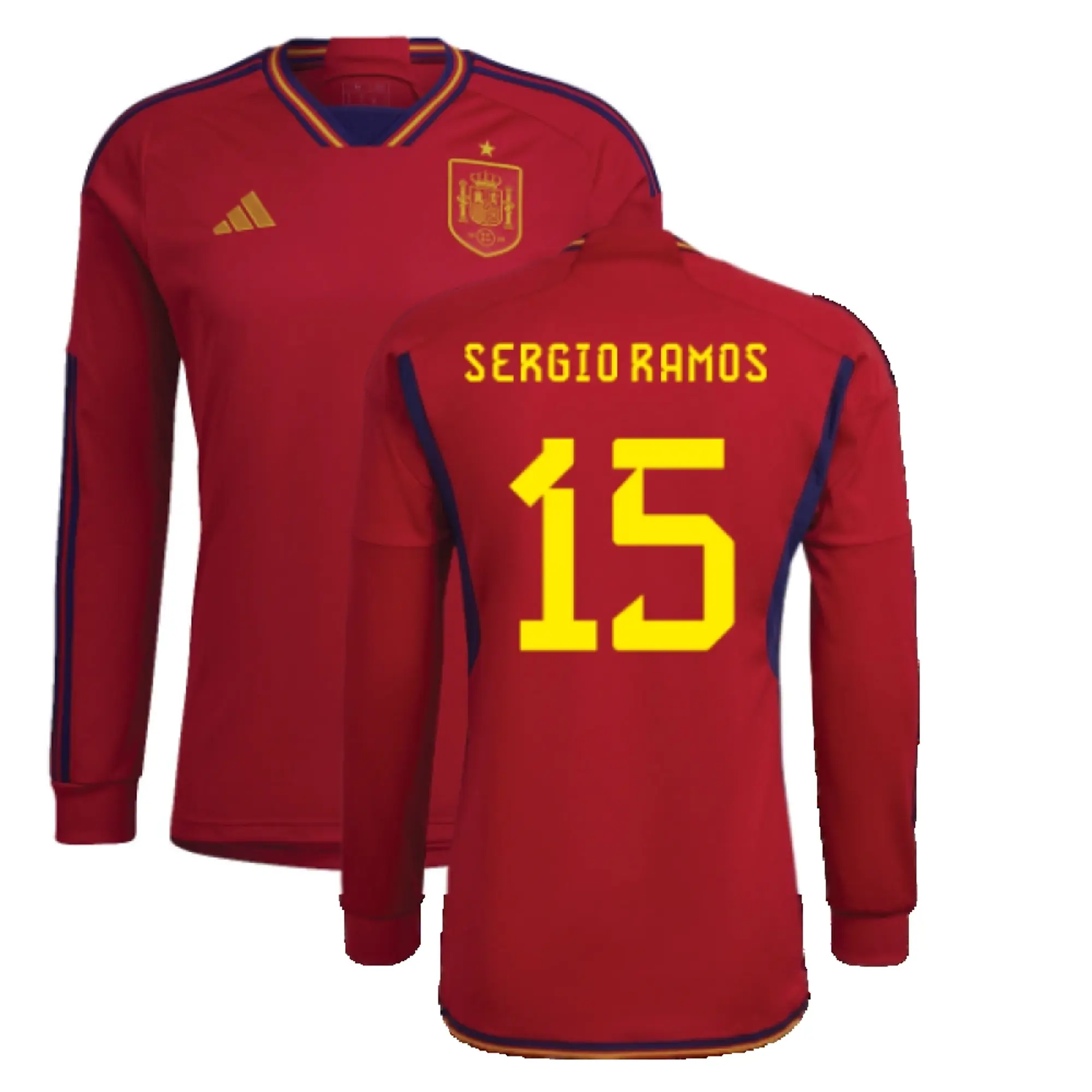 adidas Spain Mens LS Home Shirt 2022